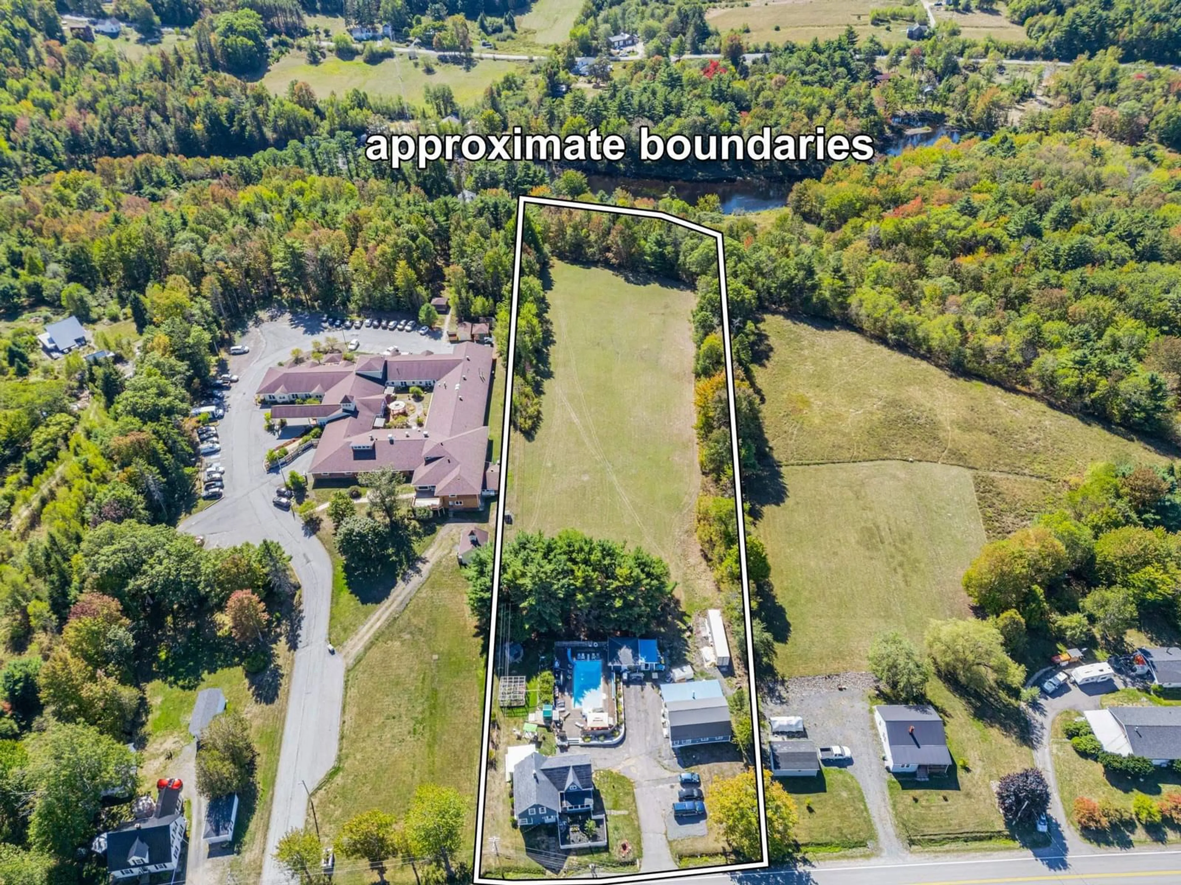 A pic from outside/outdoor area/front of a property/back of a property/a pic from drone, mountain view for 4935 & 4935 Unit B Highway 10, New Germany Nova Scotia B0R 1E0