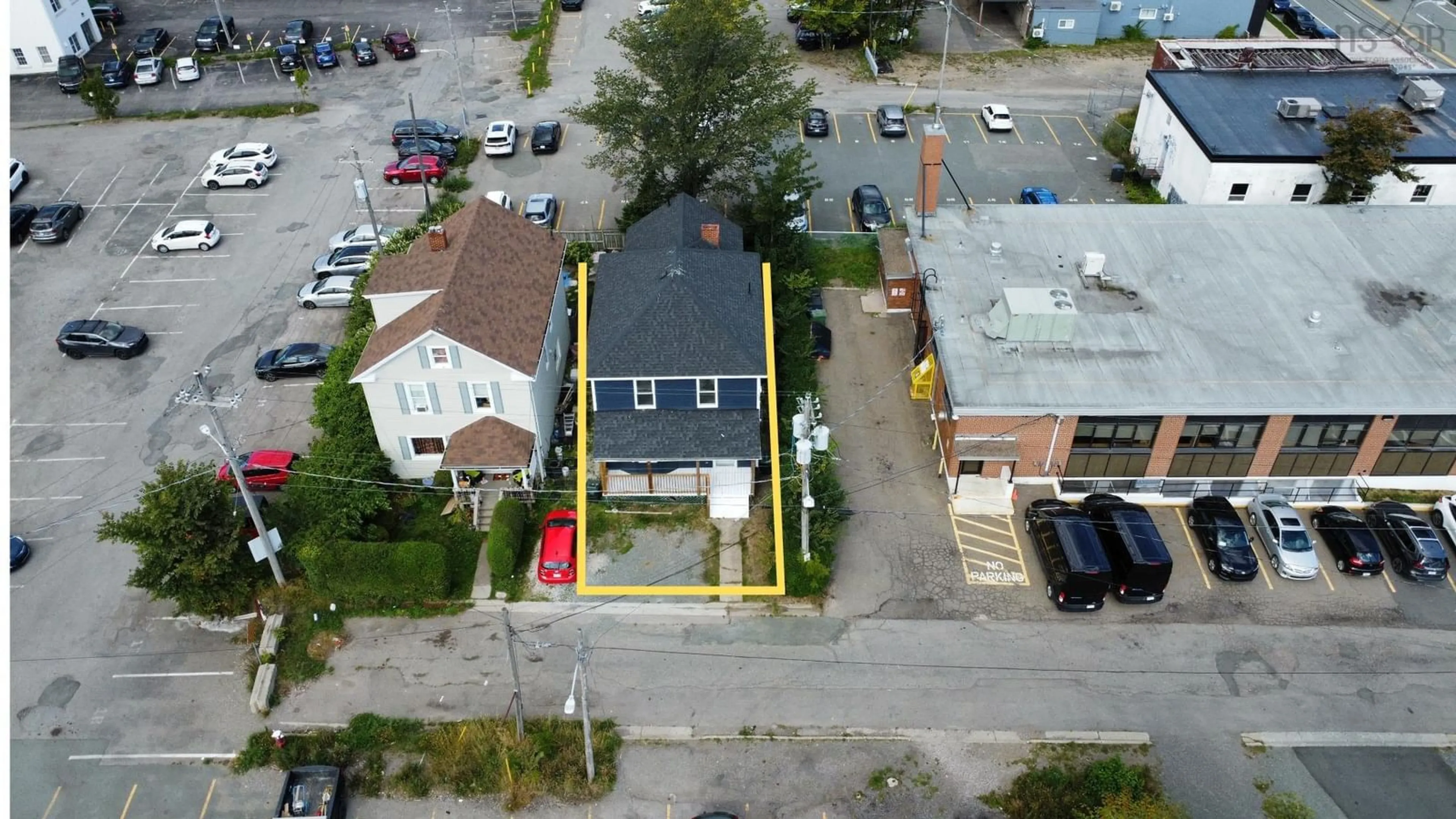 A pic from outside/outdoor area/front of a property/back of a property/a pic from drone, street for 31 Forbes Court, Sydney Nova Scotia B1P 5Y4