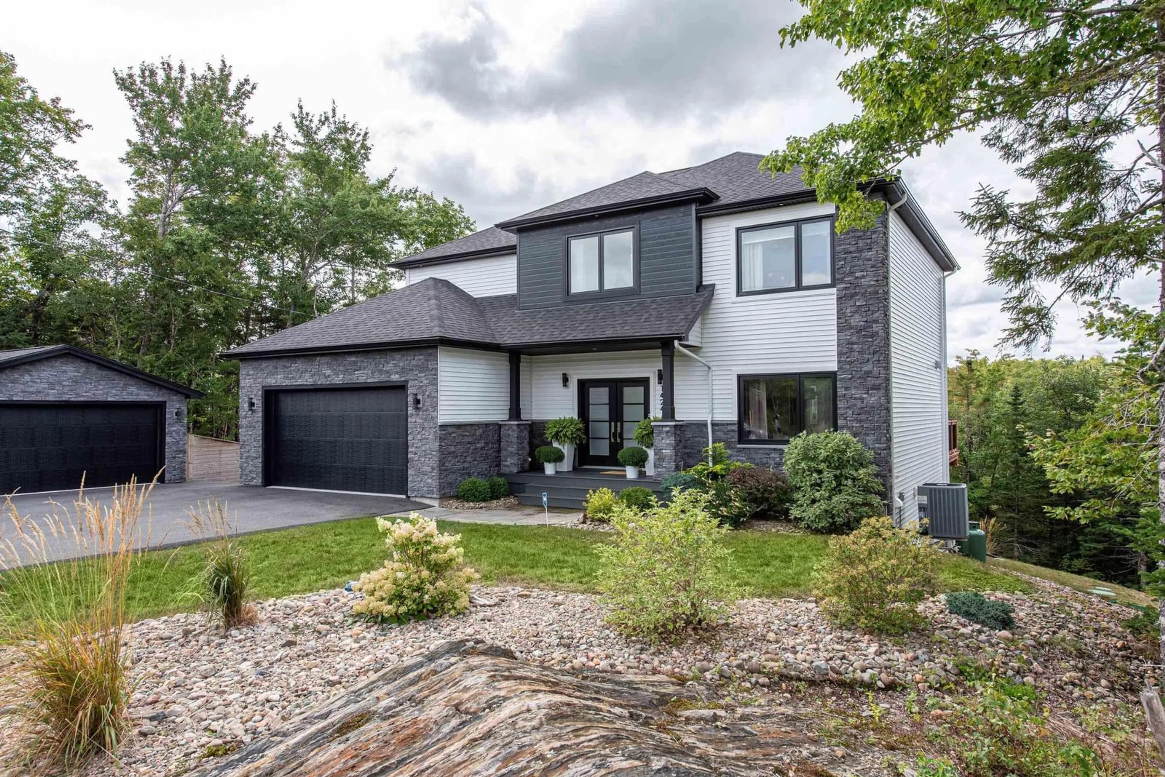 Home with brick exterior material, street for 1424 Mccabe Lake Dr, Middle Sackville Nova Scotia B4E 0P6