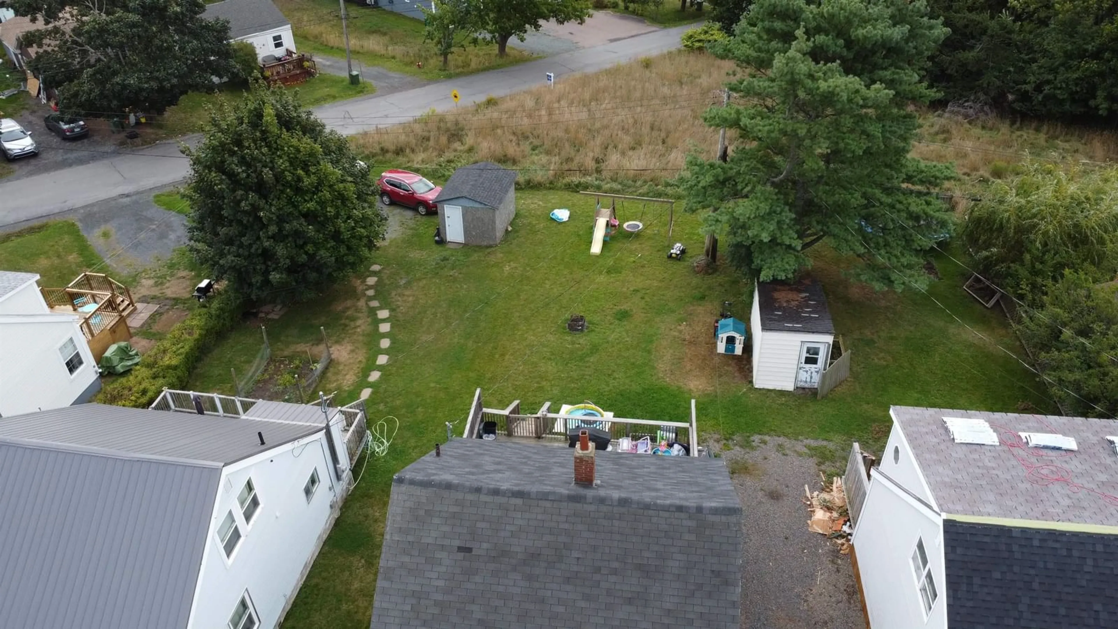 A pic from outside/outdoor area/front of a property/back of a property/a pic from drone, city buildings view from balcony for 177 Poplar St, Pictou Nova Scotia B0K 1H0