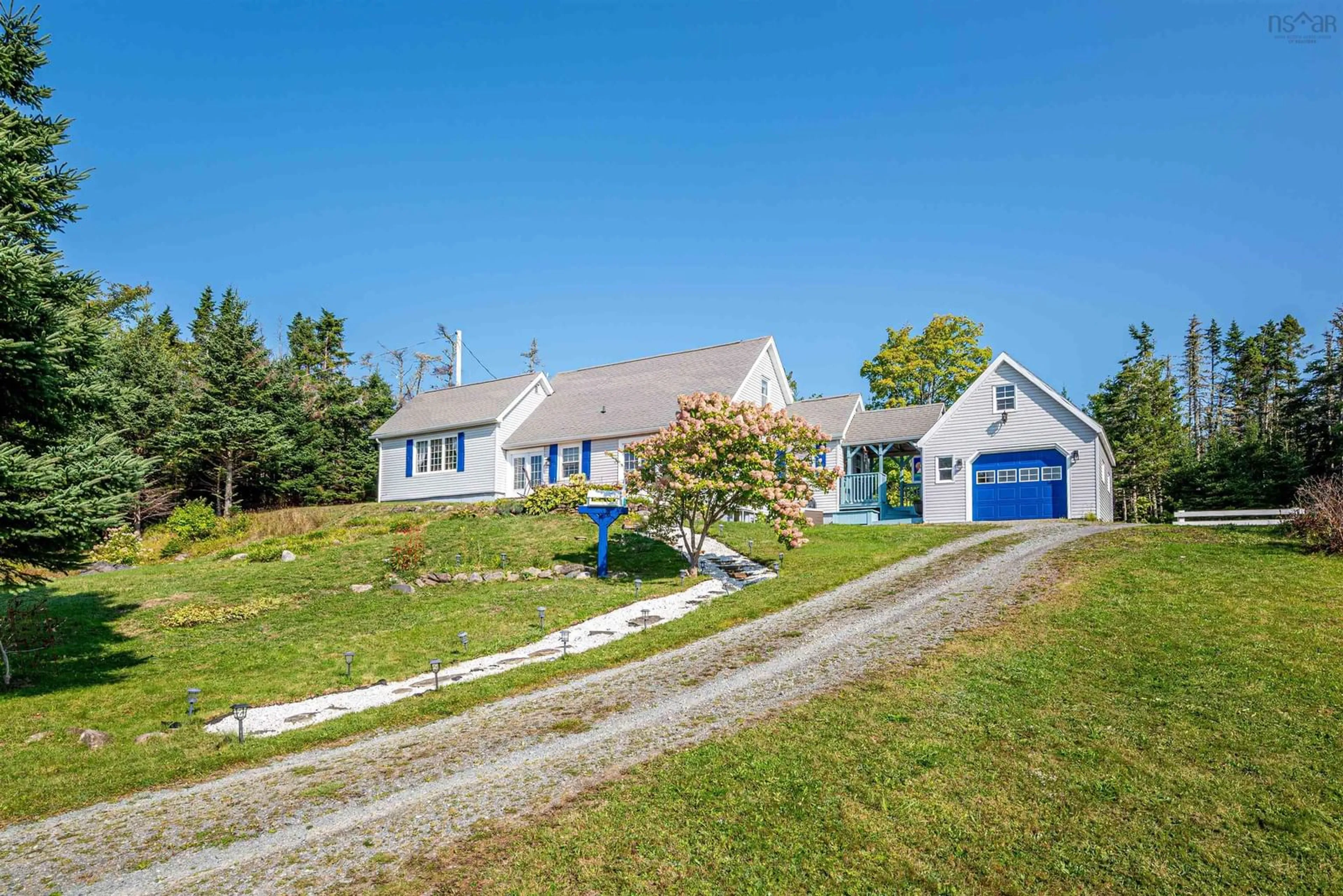 A pic from outside/outdoor area/front of a property/back of a property/a pic from drone, street for 72 Sunnyholme Rd, Oyster Pond Nova Scotia B0J 1W0