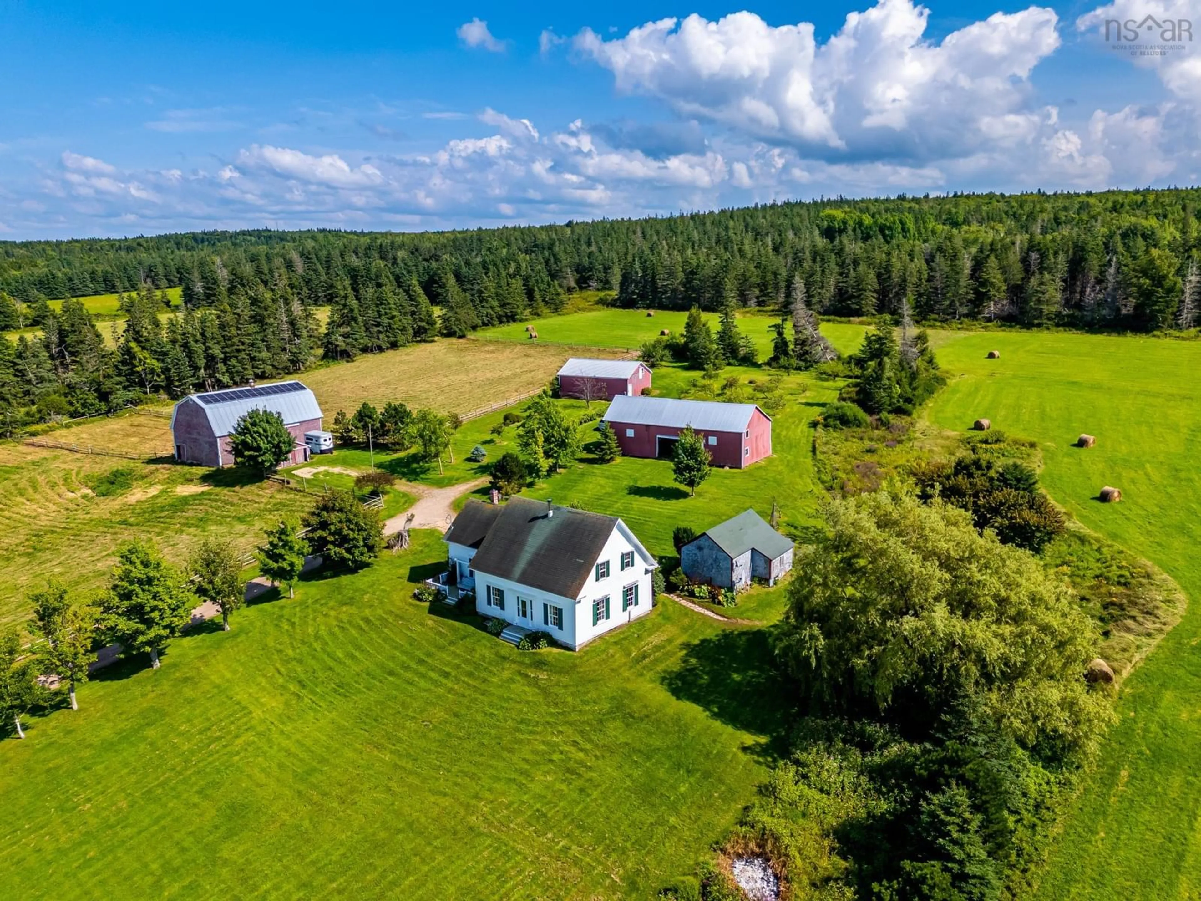 A pic from outside/outdoor area/front of a property/back of a property/a pic from drone, unknown for 9262 St Croix Cove Rd, St Croix Cove Nova Scotia B0S 1L0