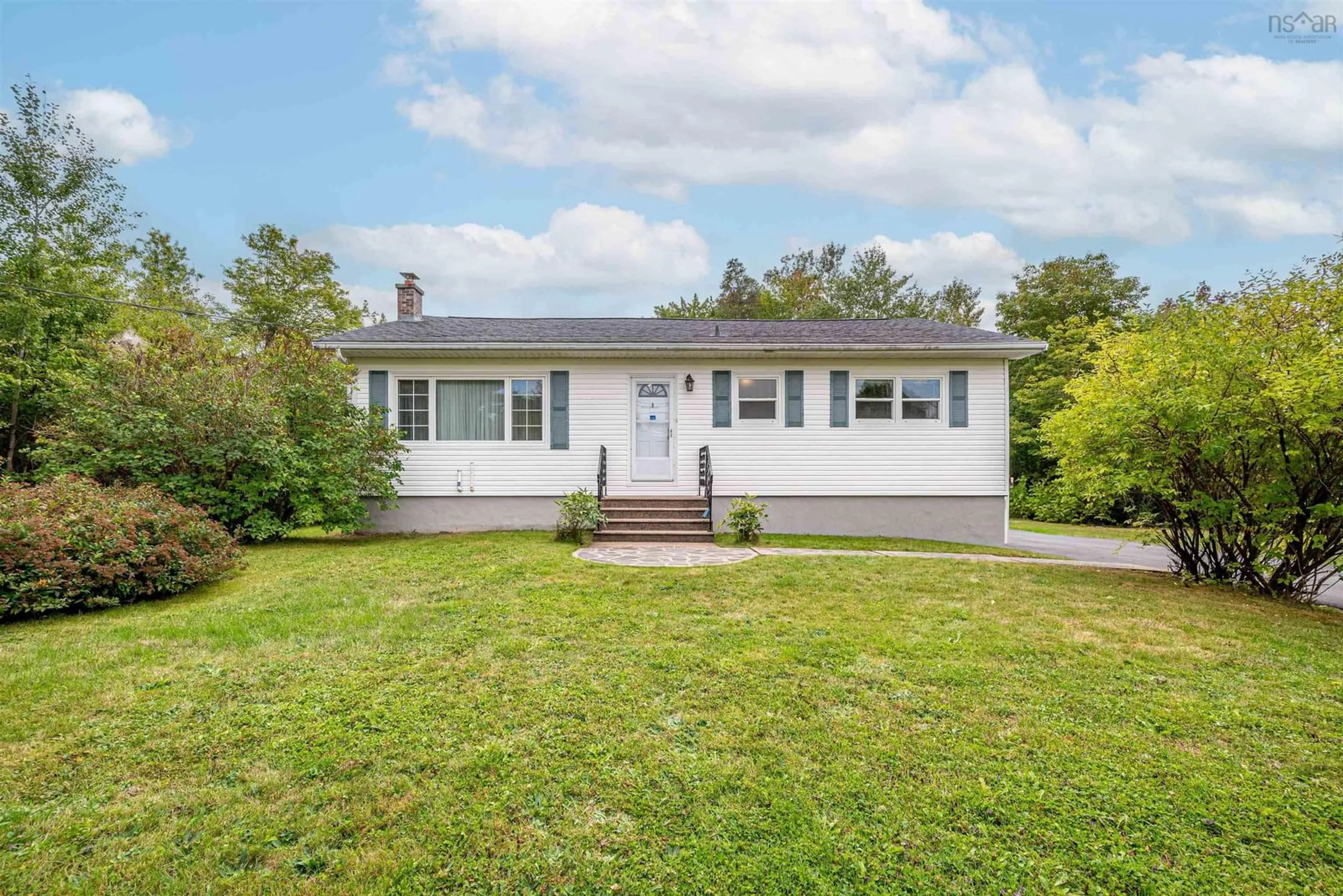 Home with vinyl exterior material, street for 17 Kinsac Rd, Beaver Bank Nova Scotia B4G 1C5
