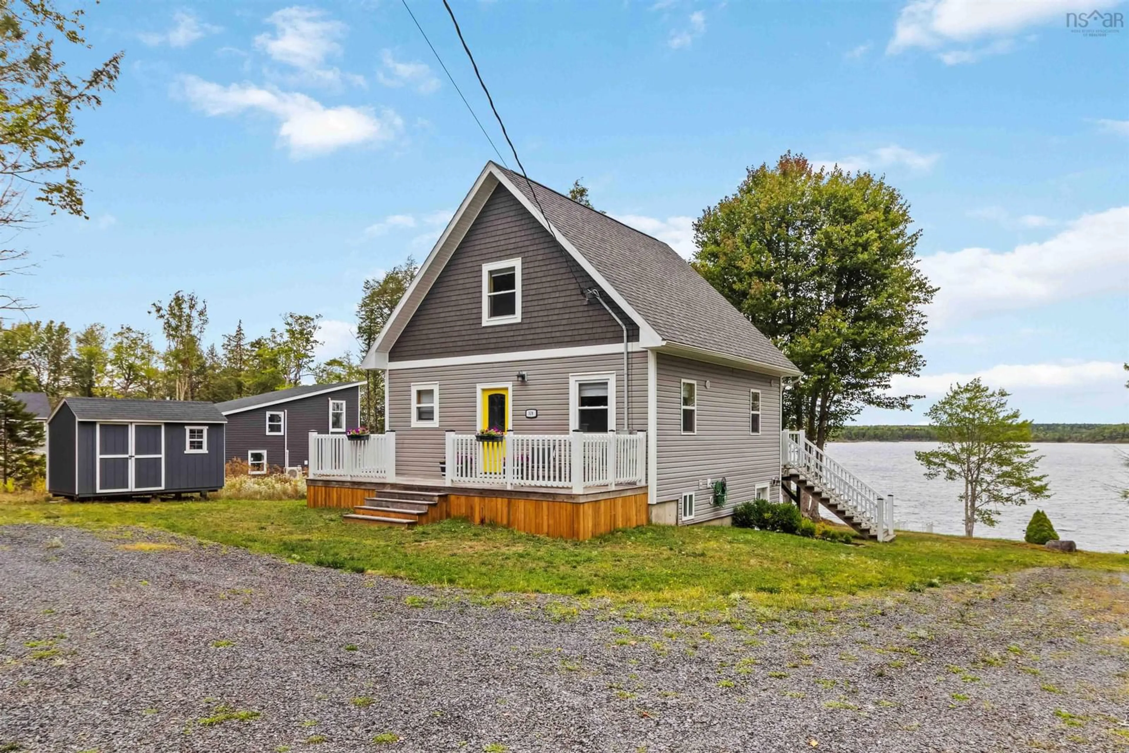 Home with vinyl exterior material, water/lake/river/ocean view for 328 Harry Freeman Rd, Labelle Nova Scotia B0T 1E0