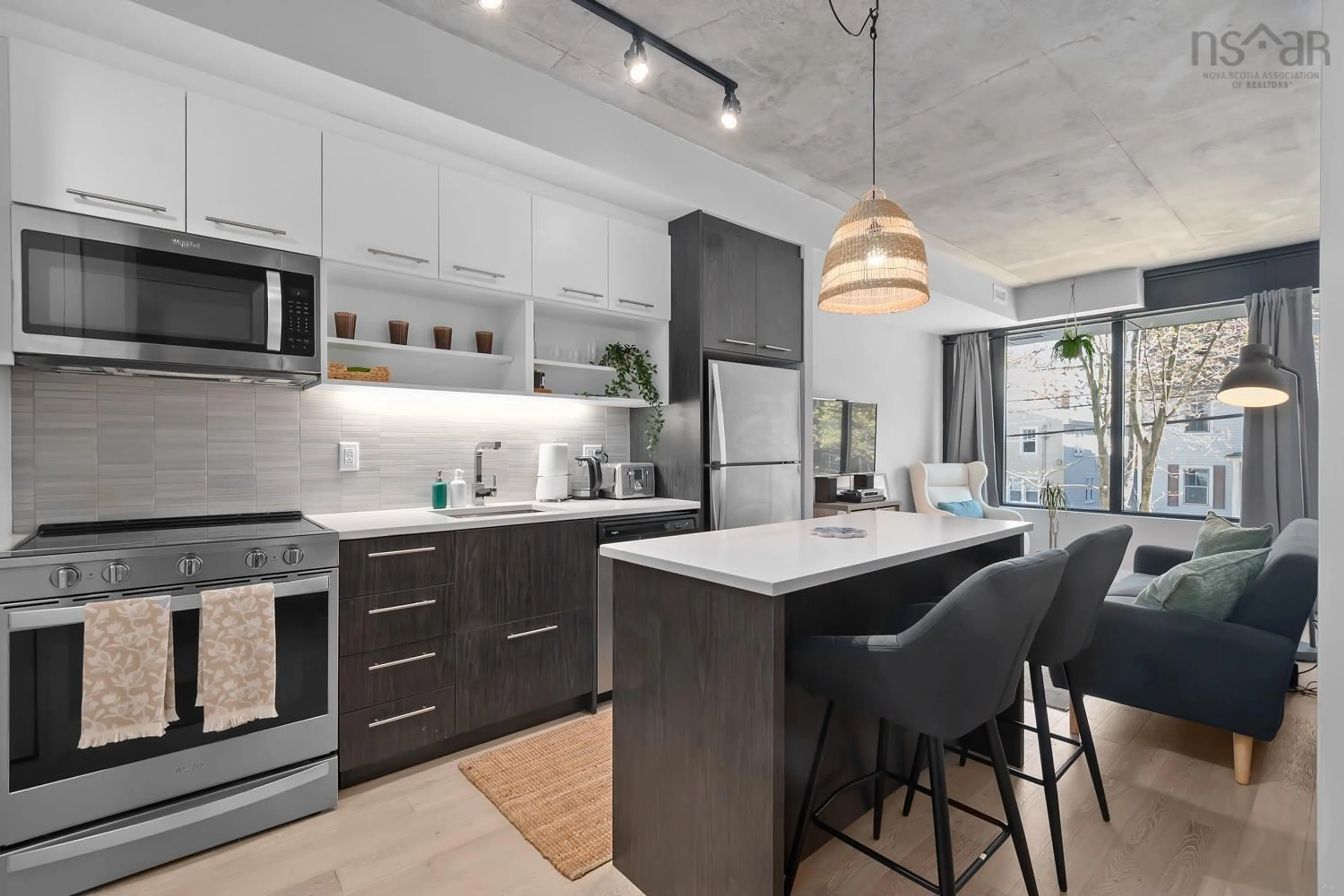 Open concept kitchen, unknown for 1048 Wellington St #207, Halifax Nova Scotia B3H 0C2