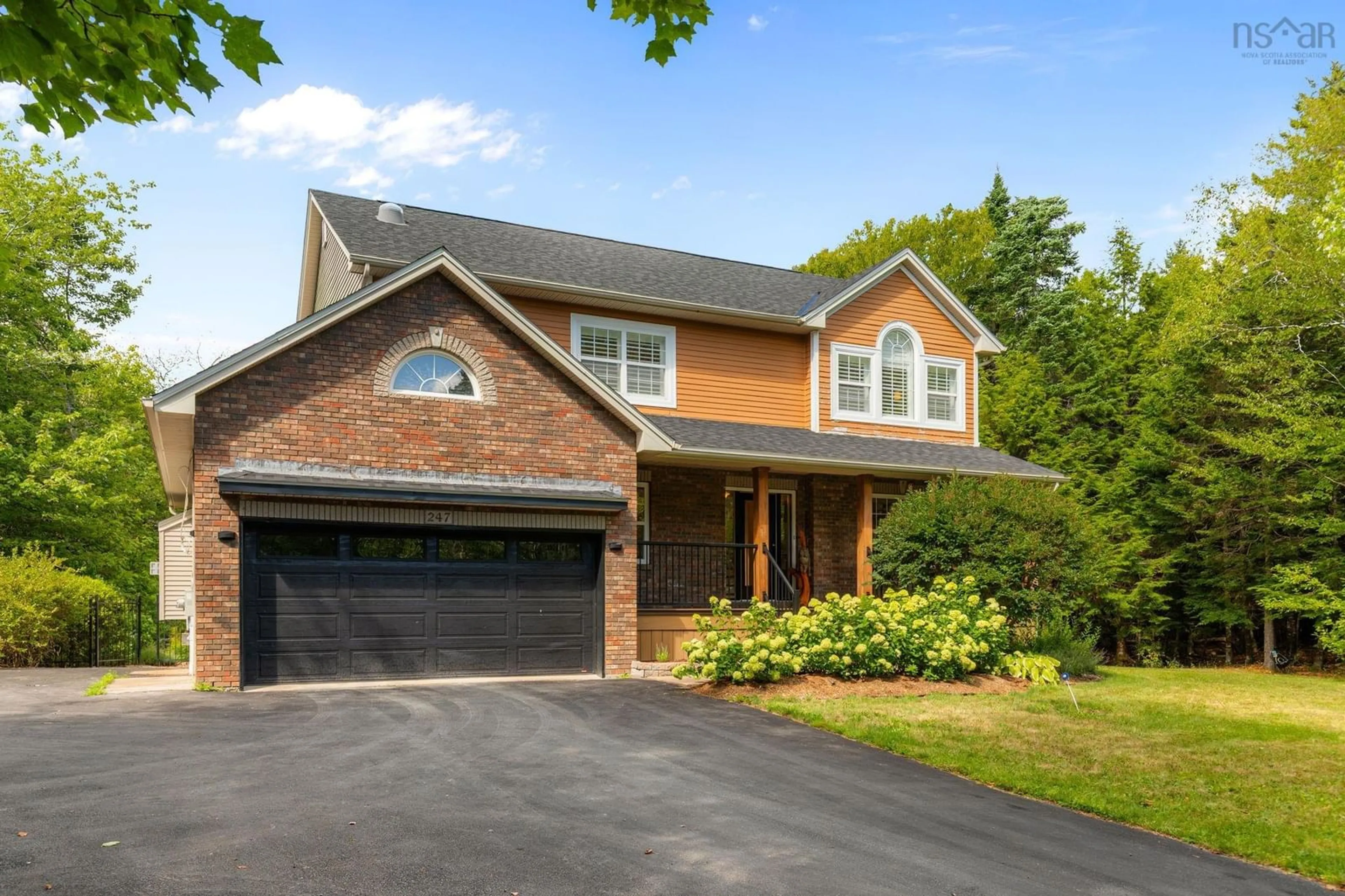 Home with brick exterior material, street for 247 Skye Cres, Hammonds Plains Nova Scotia B4B 1W8