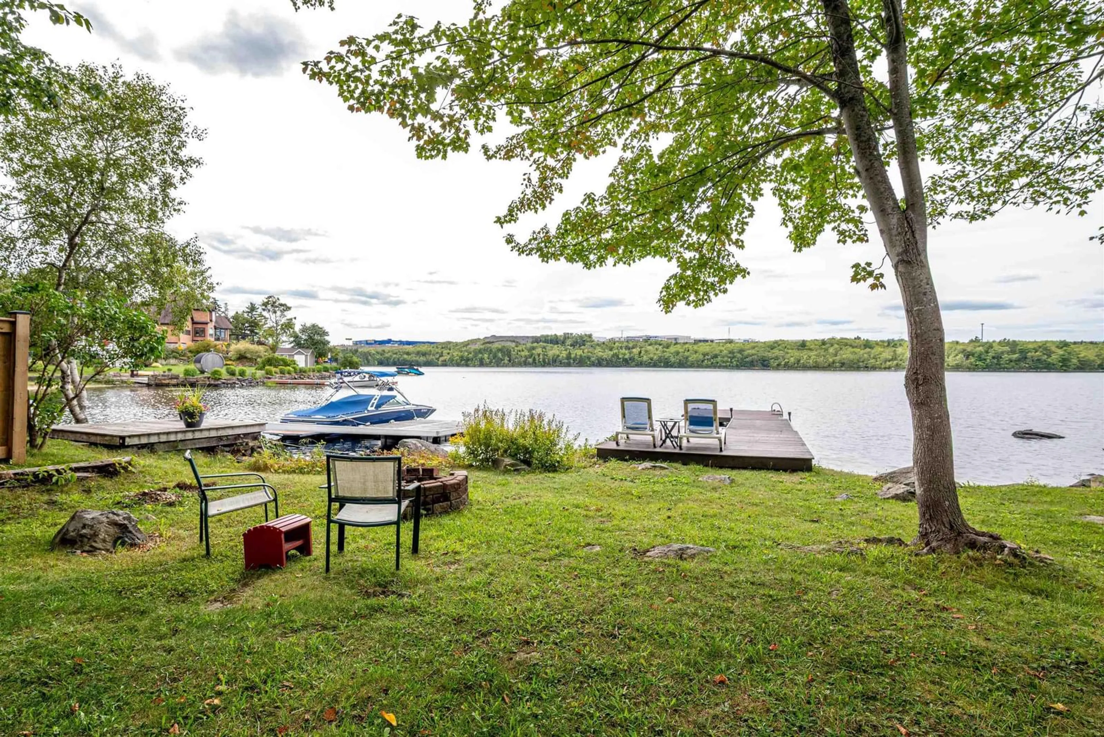 Patio, water/lake/river/ocean view for 22 Lochburn Lane, Dartmouth Nova Scotia B2X 2T9