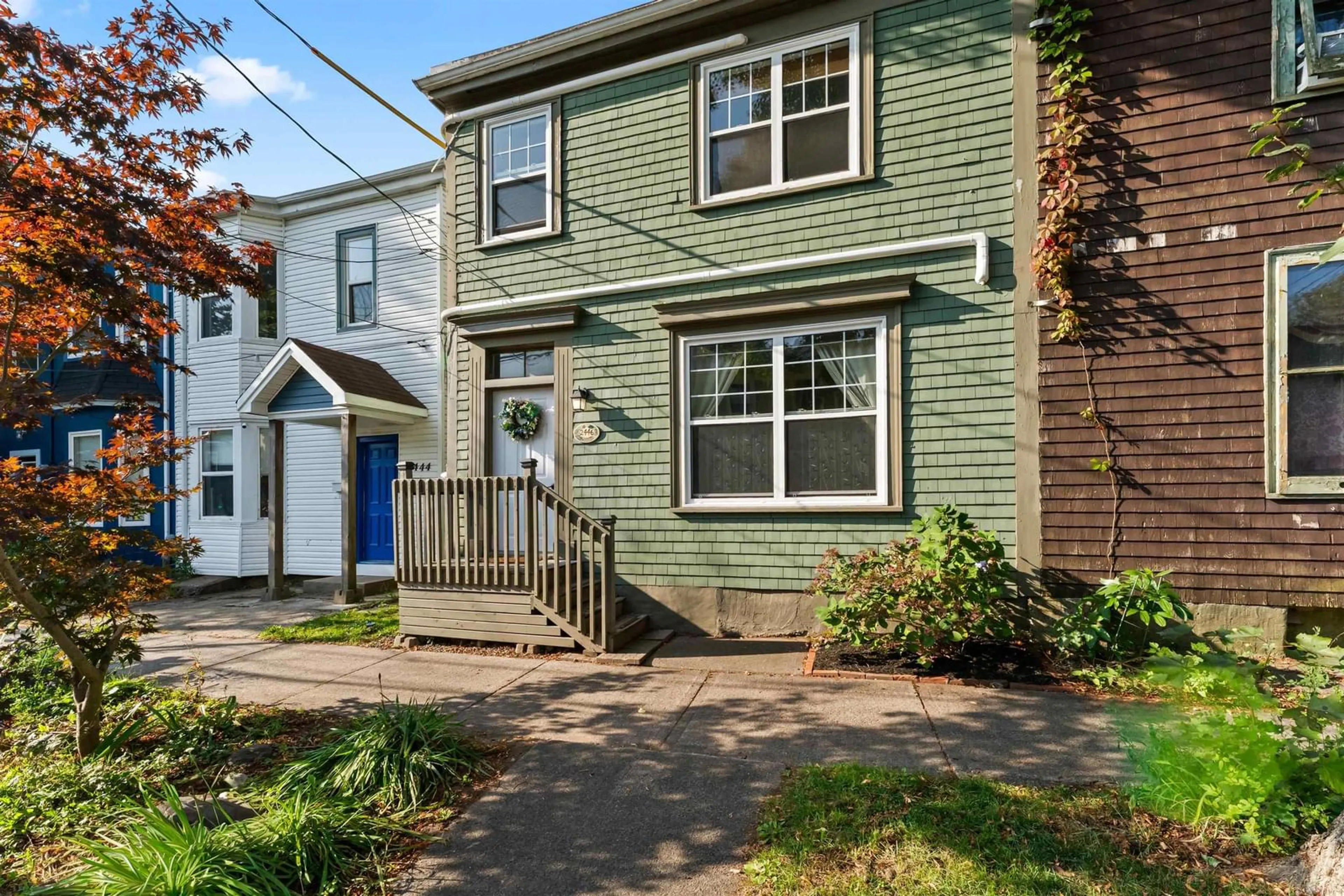 Home with vinyl exterior material, street for 2446 John St, Halifax Nova Scotia B3K 4K7