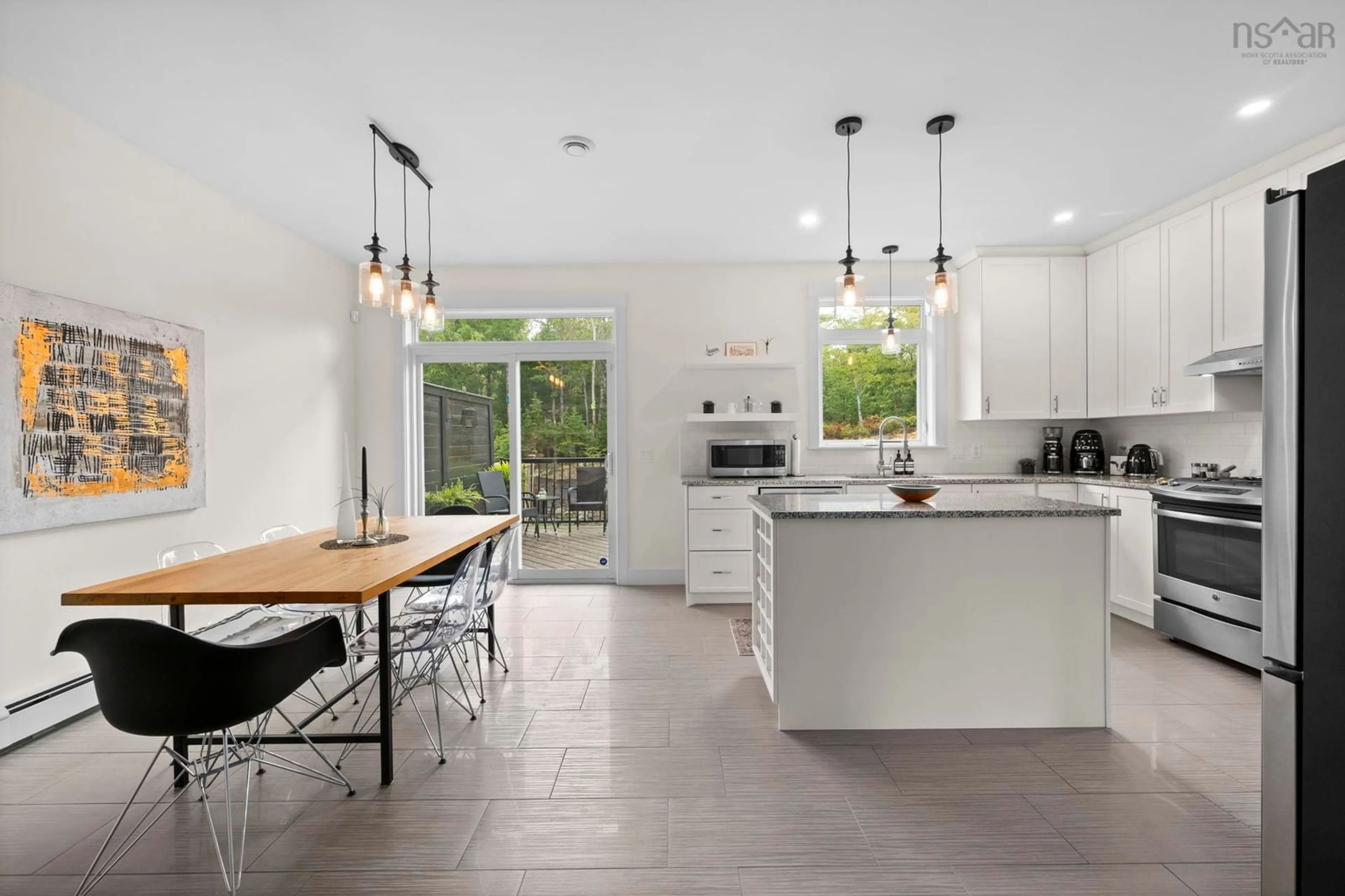 Open concept kitchen, ceramic/tile floor for 114 Bosun Run, Bedford Nova Scotia B3M 0J2