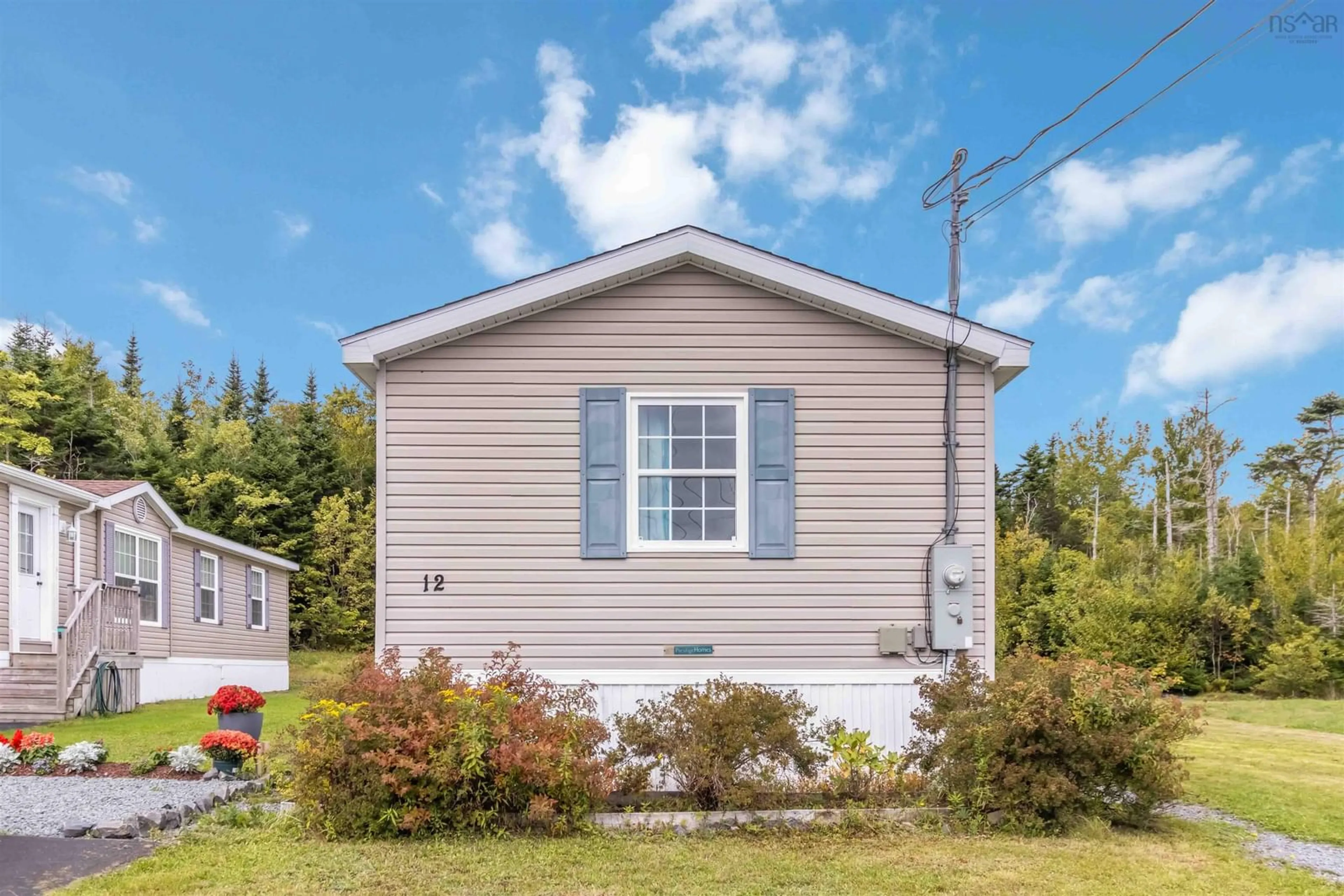 Home with vinyl exterior material, street for 12 Prestige Crt, Harrietsfield Nova Scotia B3V 0A9