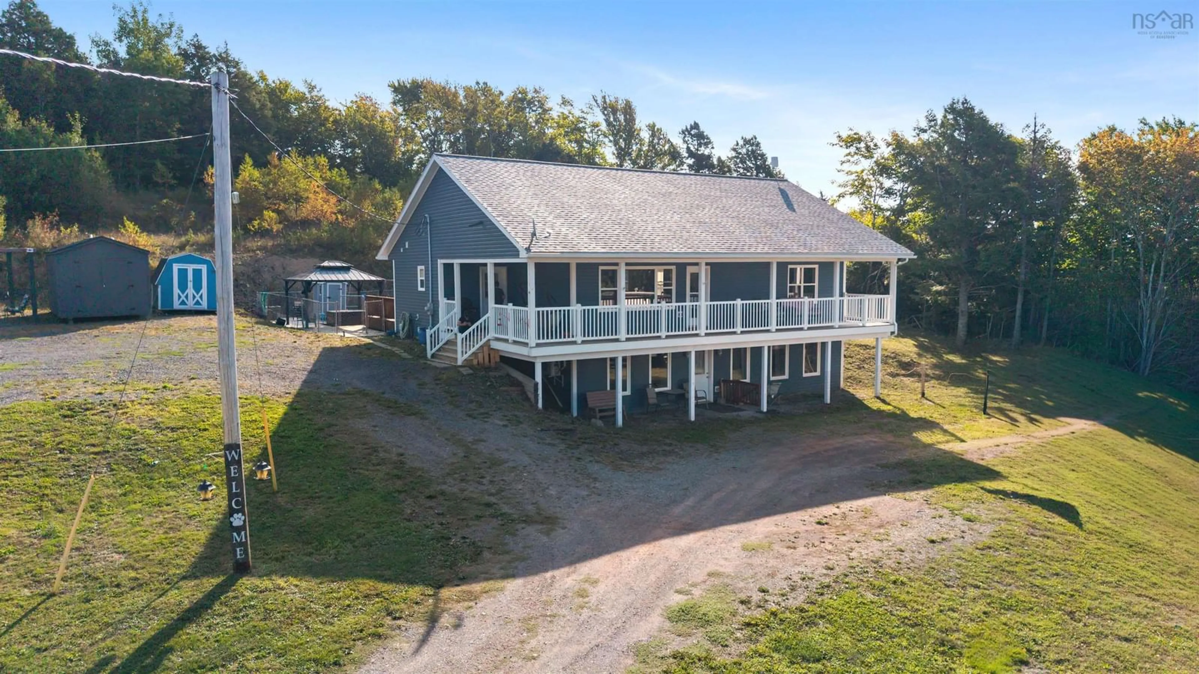 A pic from outside/outdoor area/front of a property/back of a property/a pic from drone, unknown for 792 Lovat Rd, Lovat Nova Scotia B0K 1P0