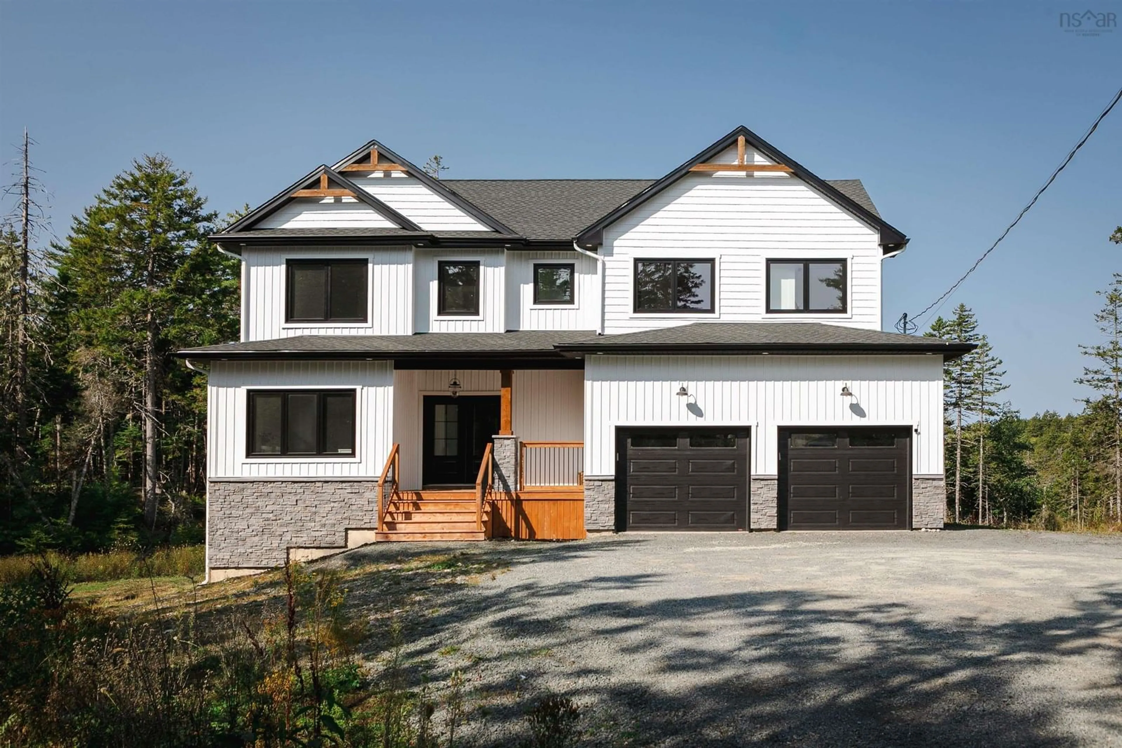 Home with brick exterior material, street for 360 Oceanstone Dr, Upper Tantallon Nova Scotia B3Z 0A8
