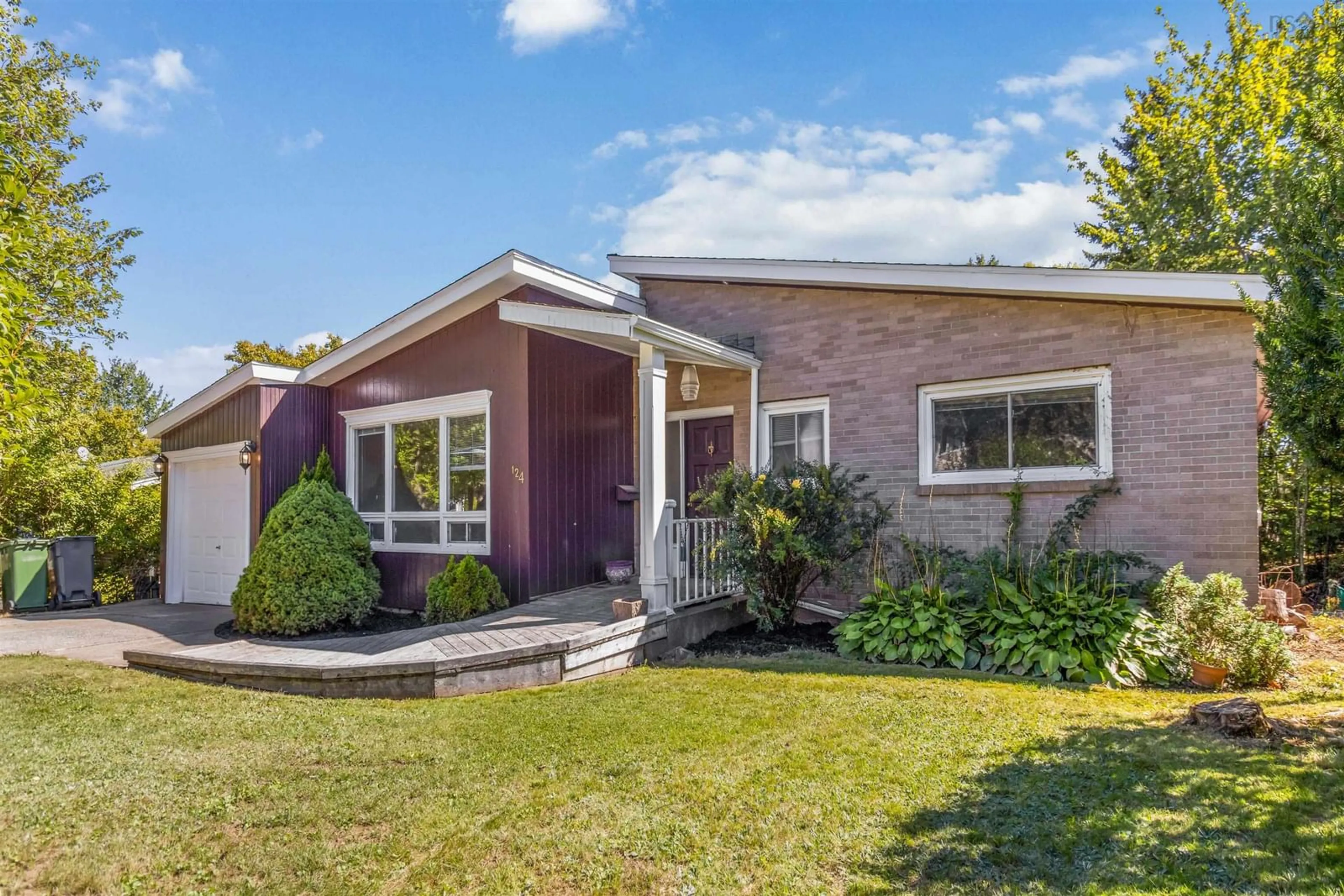 Home with brick exterior material, street for 124 Glenforest Dr, Clayton Park Nova Scotia B3M 2Y6