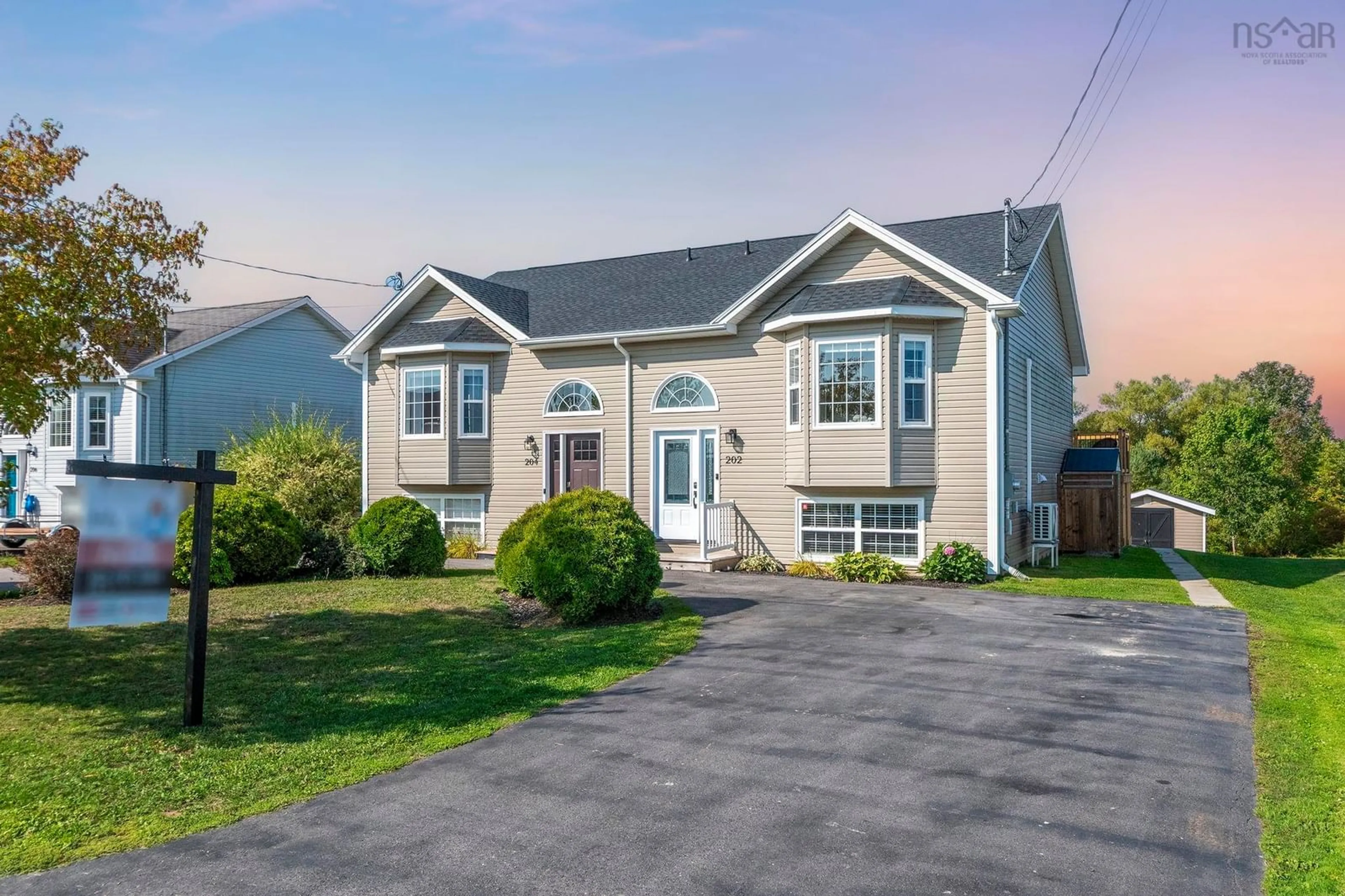 Home with vinyl exterior material, street for 202 Payzant Dr, Windsor Nova Scotia B0N 2J0