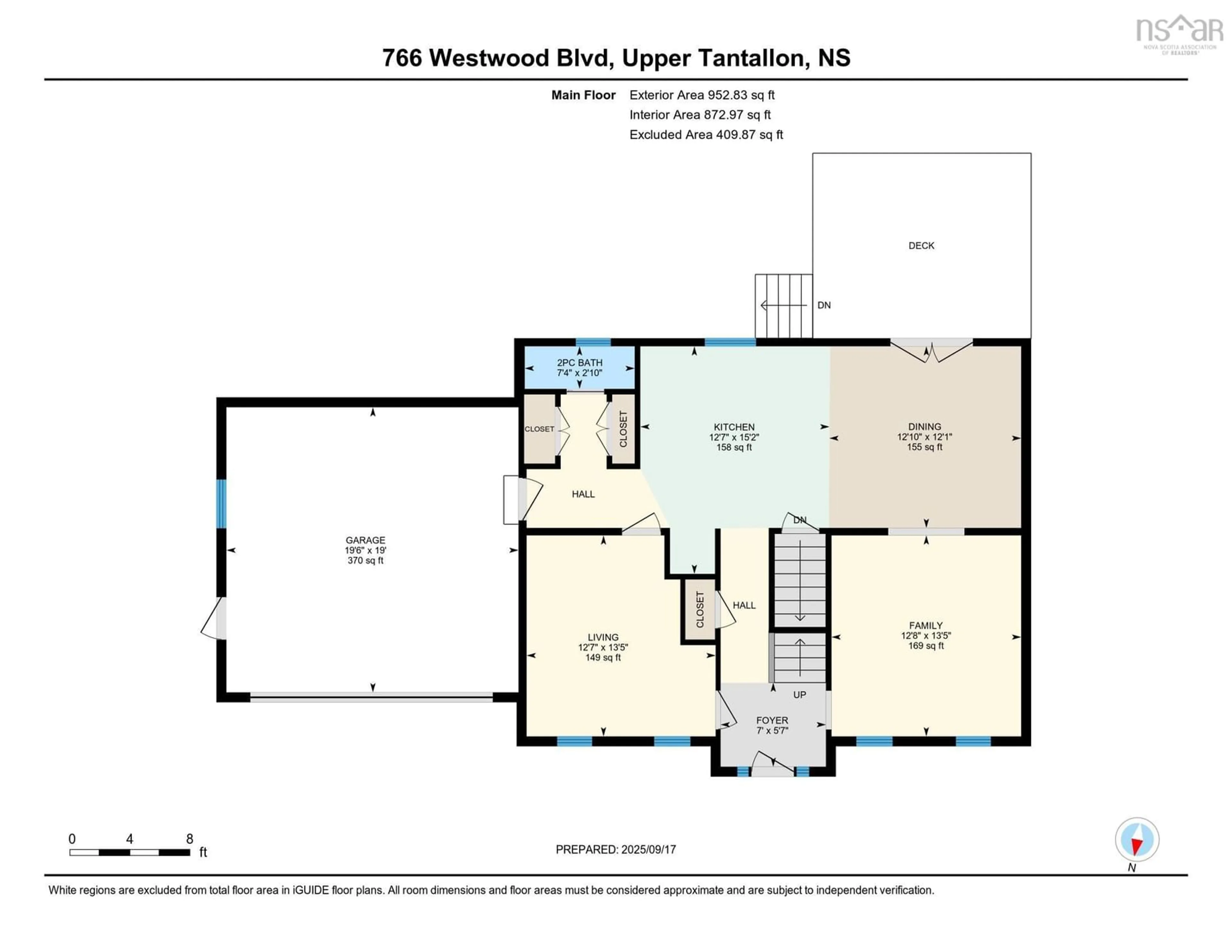 Floor plan for 766 Westwood Blvd, Upper Tantallon Nova Scotia B3Z 4K1