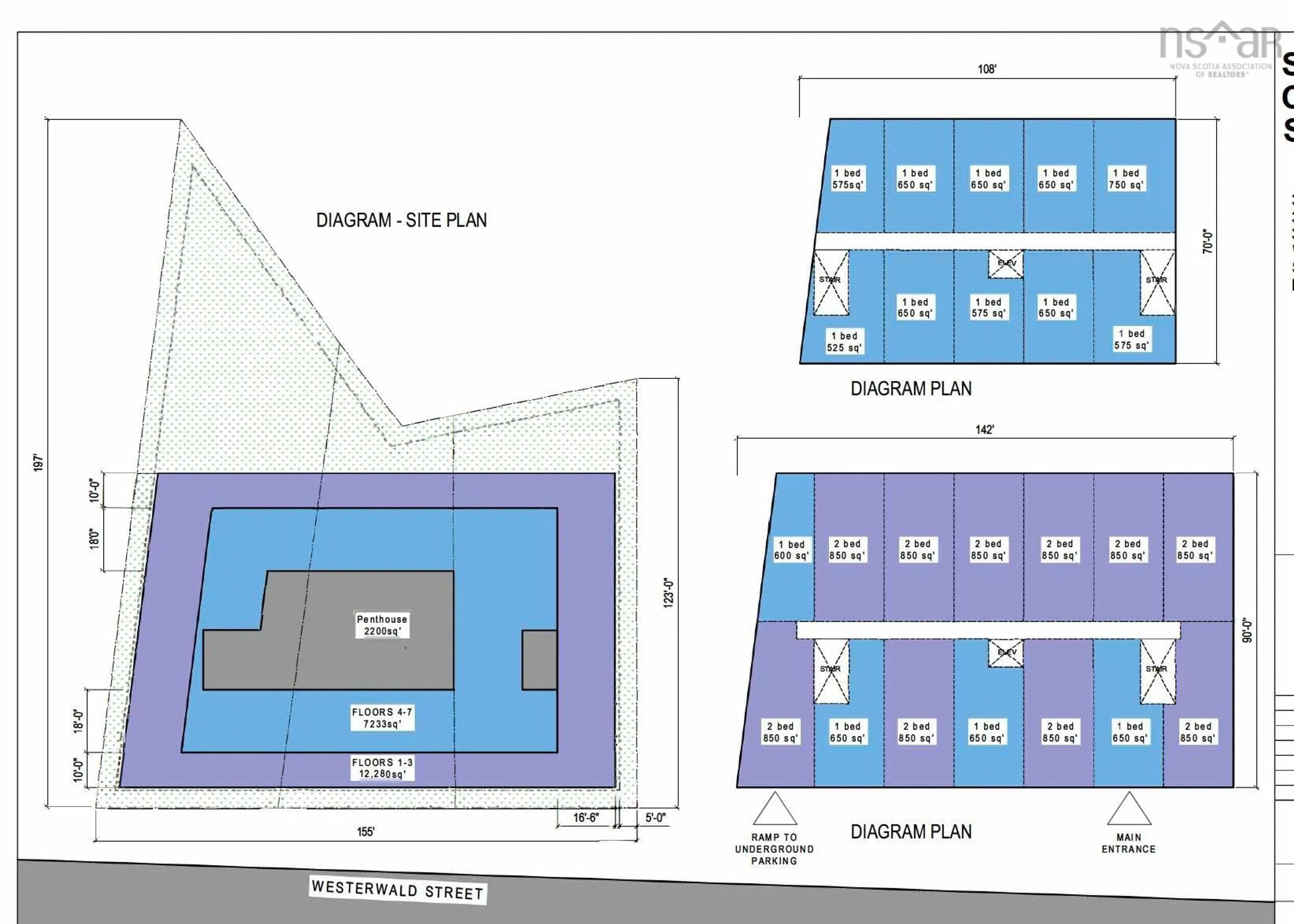 Floor plan for 3352 Westerwald St, Halifax Nova Scotia B3N 2R7