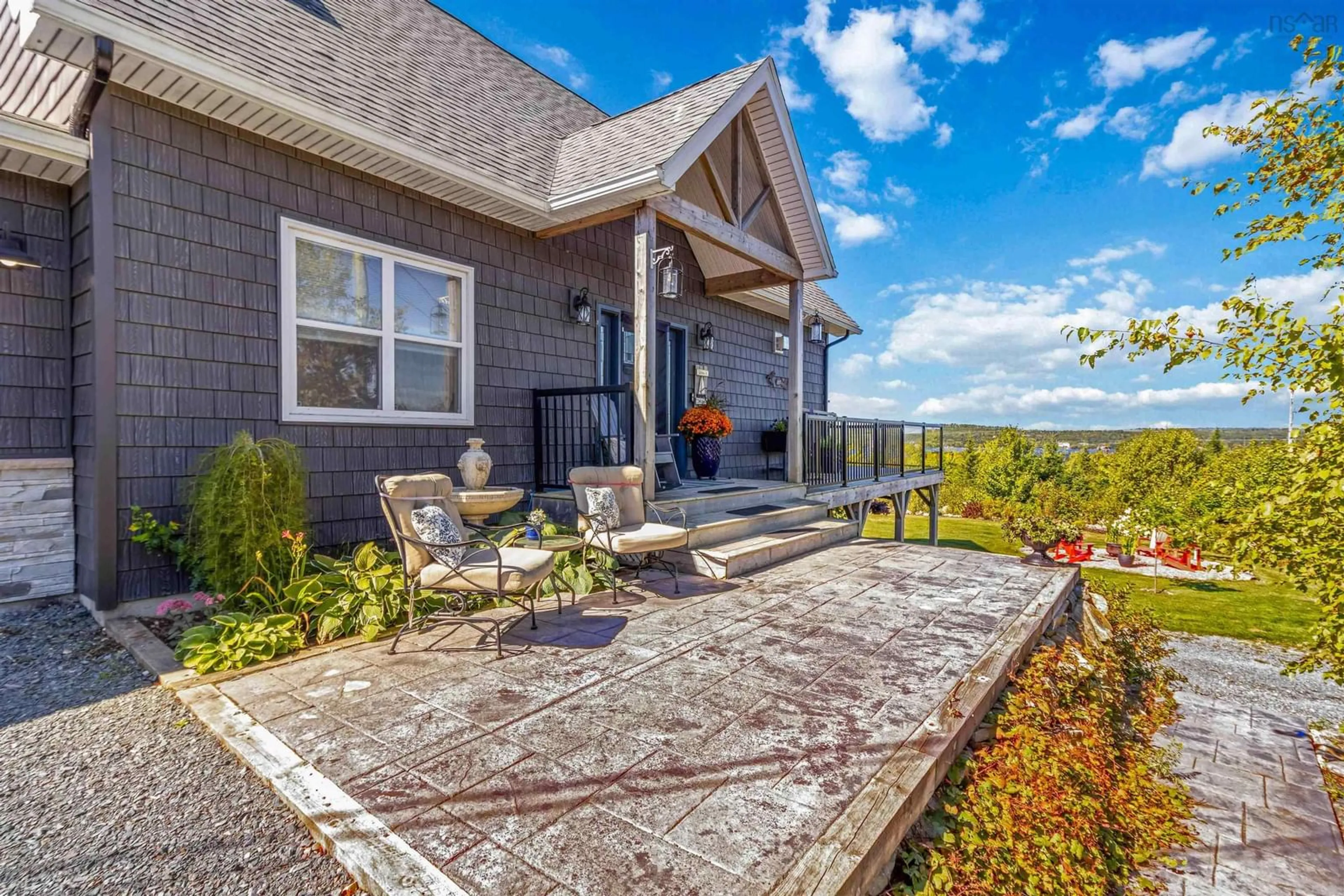 Patio, water/lake/river/ocean view for 46 Antler Way, West Chezzetcook Nova Scotia B0J 2L0