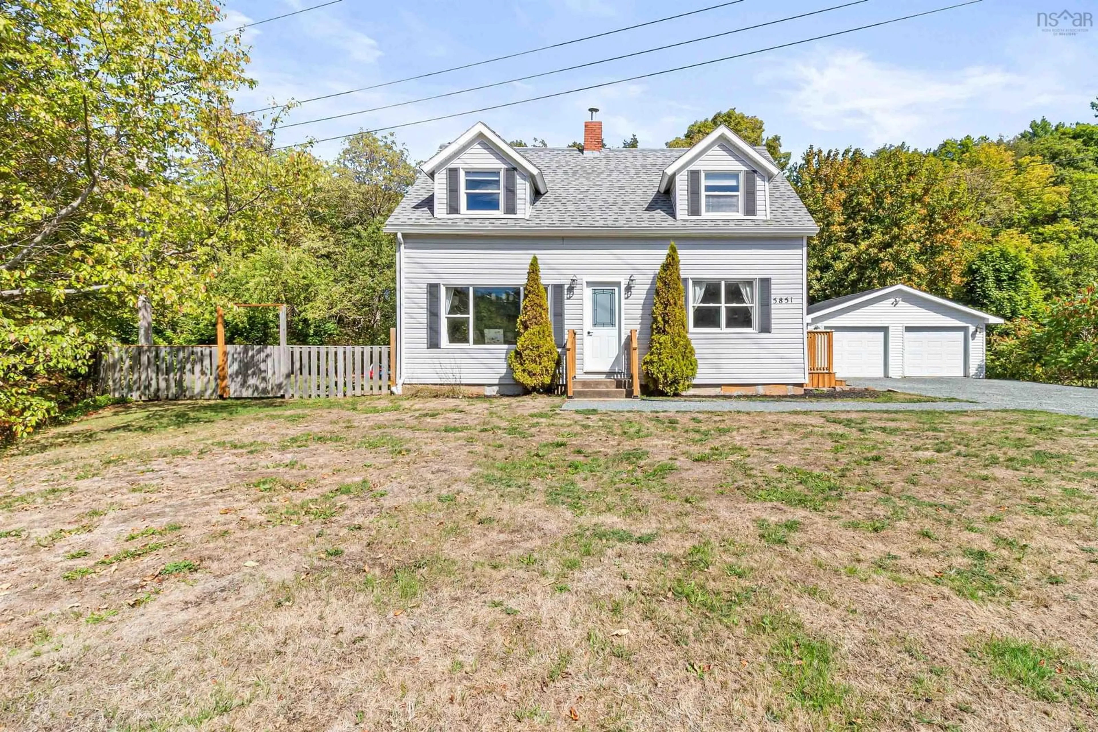 A pic from outside/outdoor area/front of a property/back of a property/a pic from drone, street for 5851 Highway 1, St. Croix Nova Scotia B0N 1L0