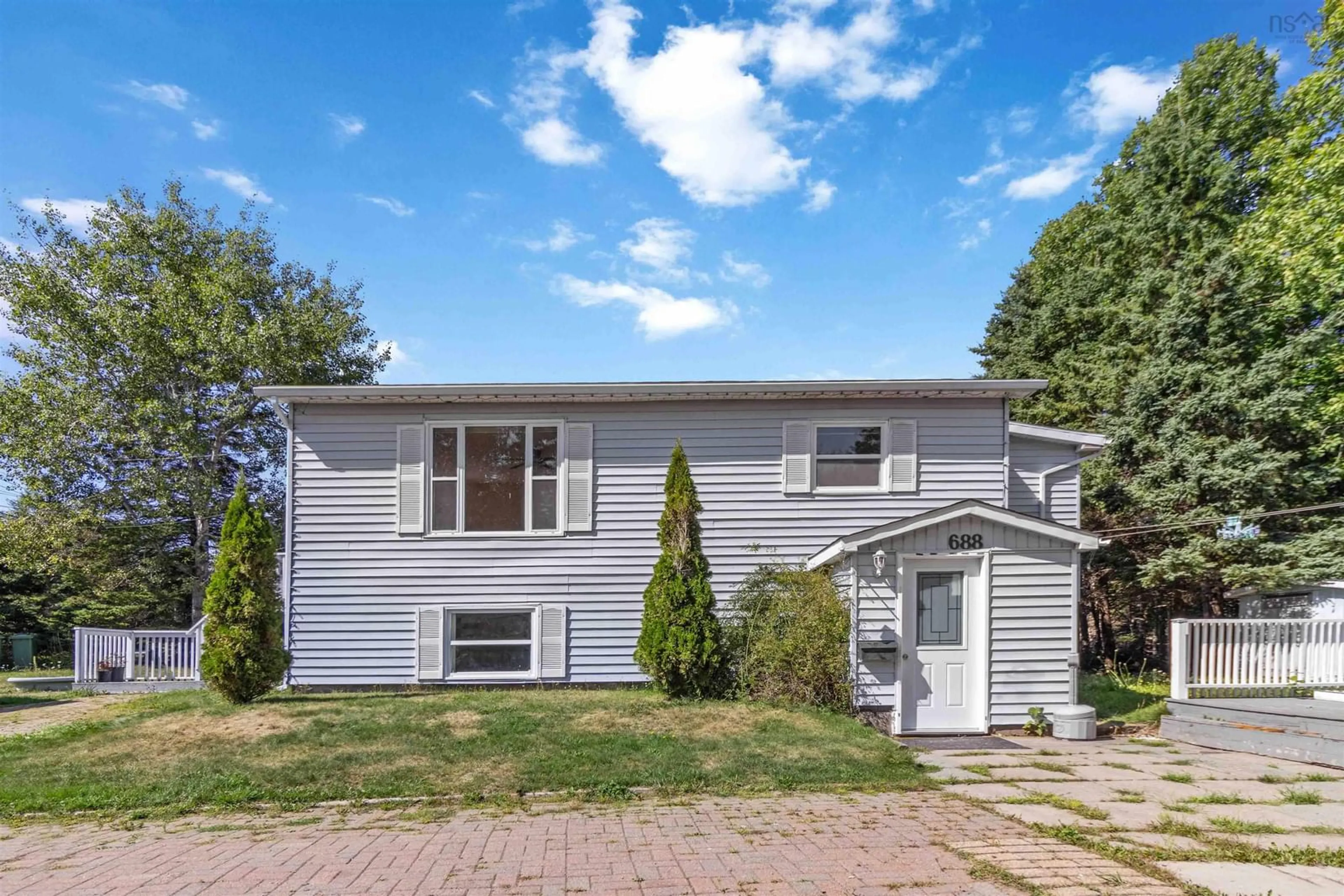 Home with vinyl exterior material, street for 688 Cow Bay Rd, Eastern Passage Nova Scotia B3G 1J7