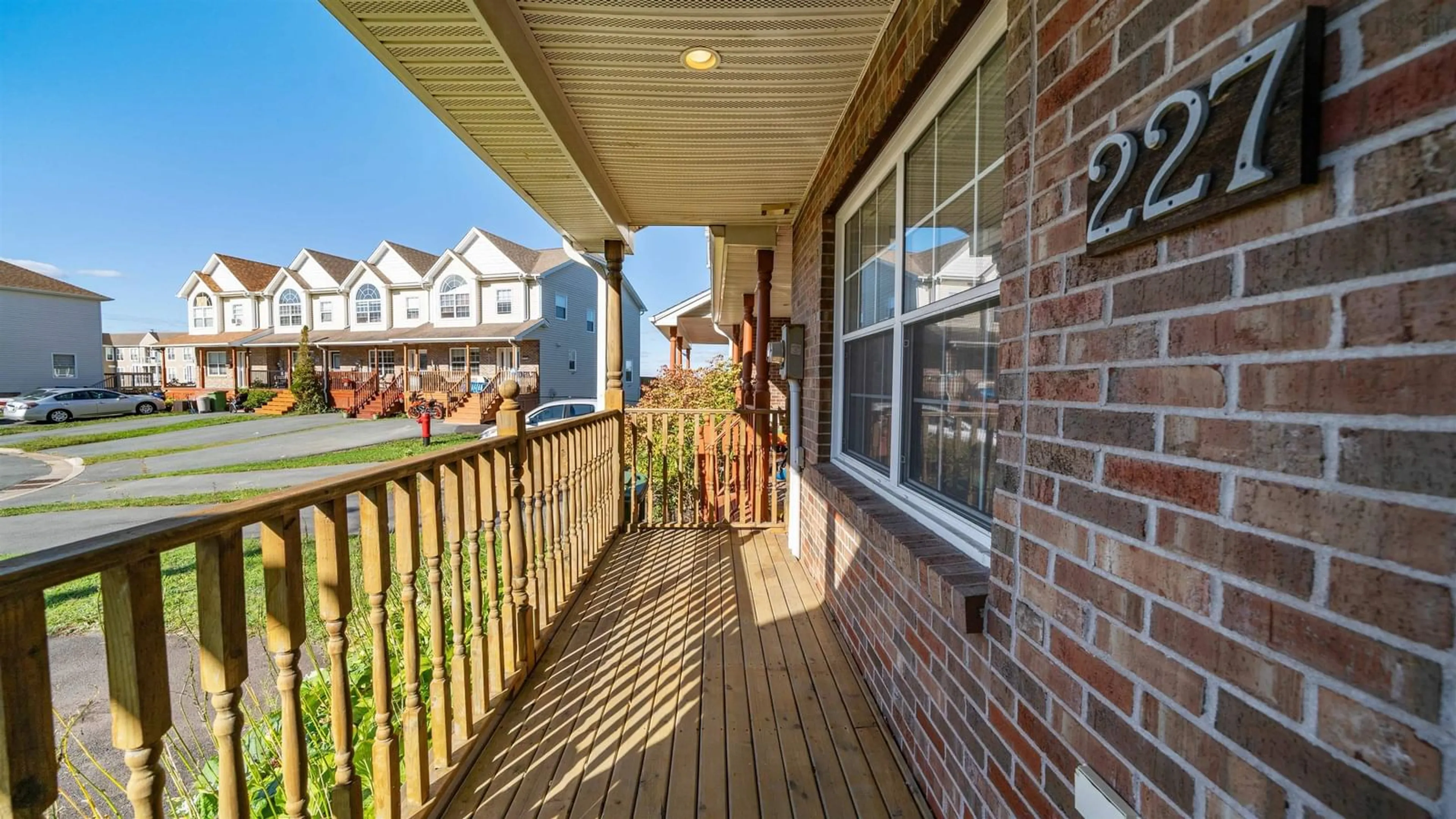 Patio, street for 227 Green Village Lane, Dartmouth Nova Scotia B2Y 4V5