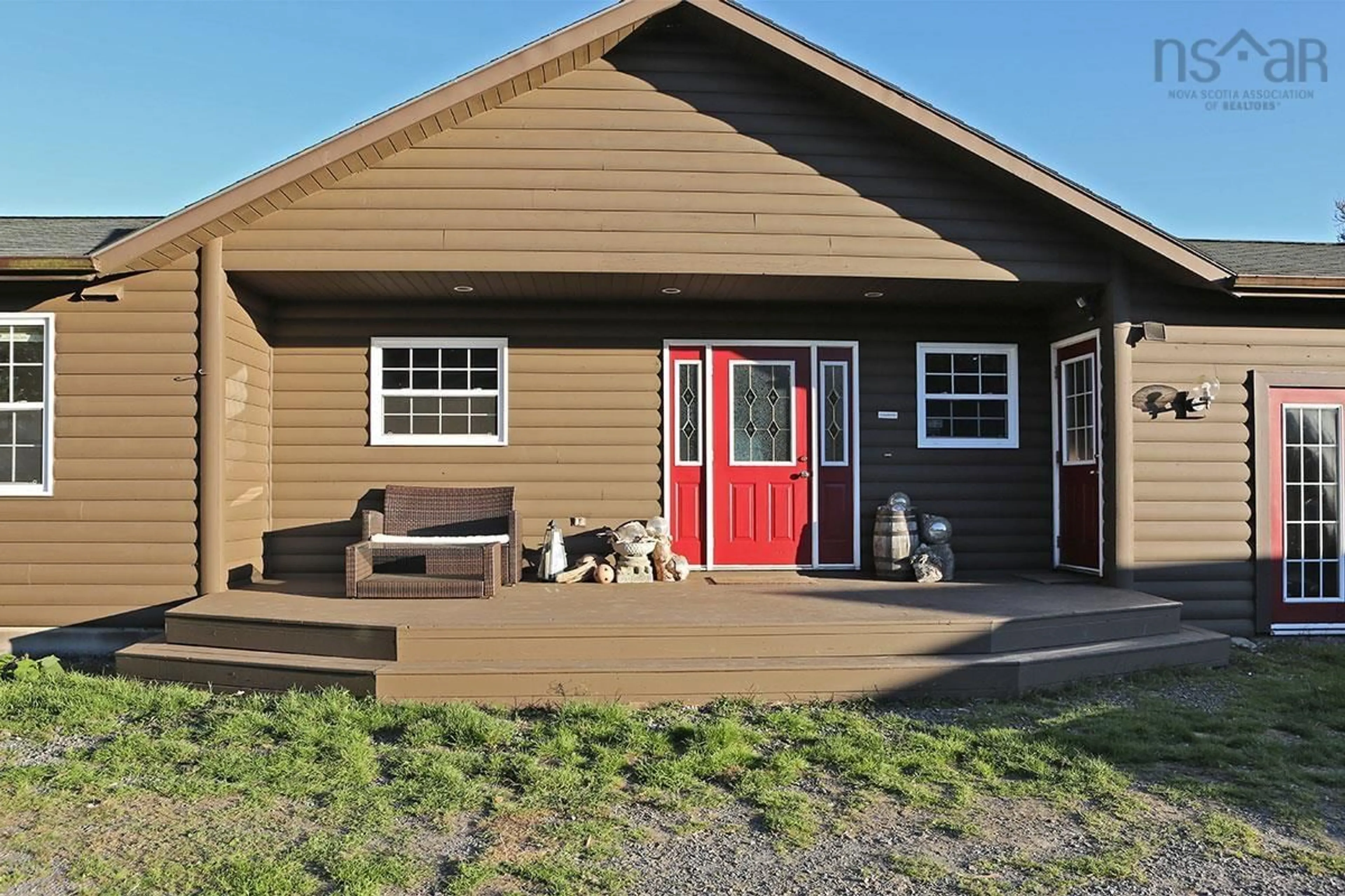 Home with vinyl exterior material, street for 923 Soldiers Cove Rd, Lewis Cove Road Nova Scotia B0E 3B0
