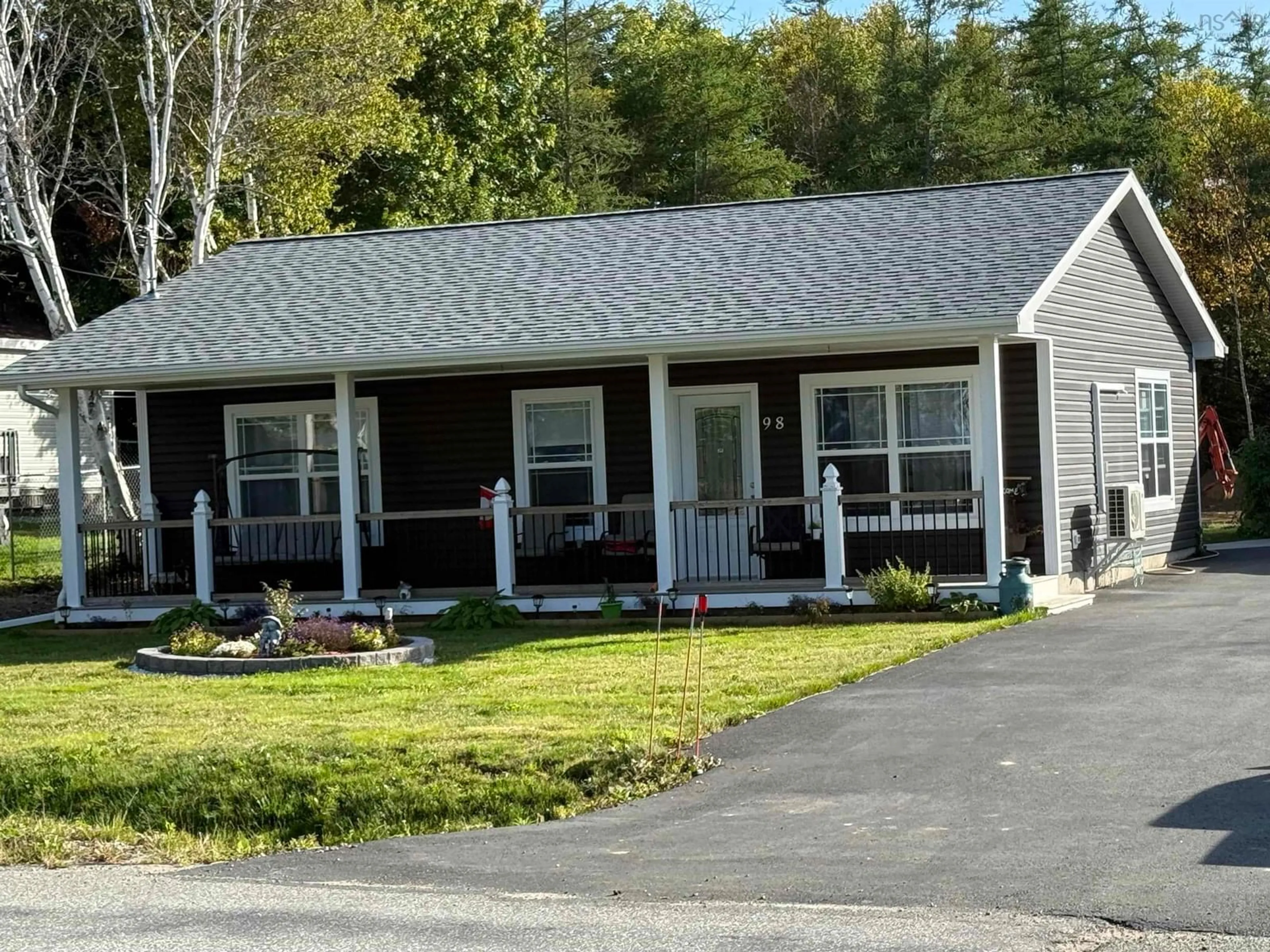 Home with vinyl exterior material, unknown for 98 Daley Rd, New Victoria Nova Scotia B1H 4Z8