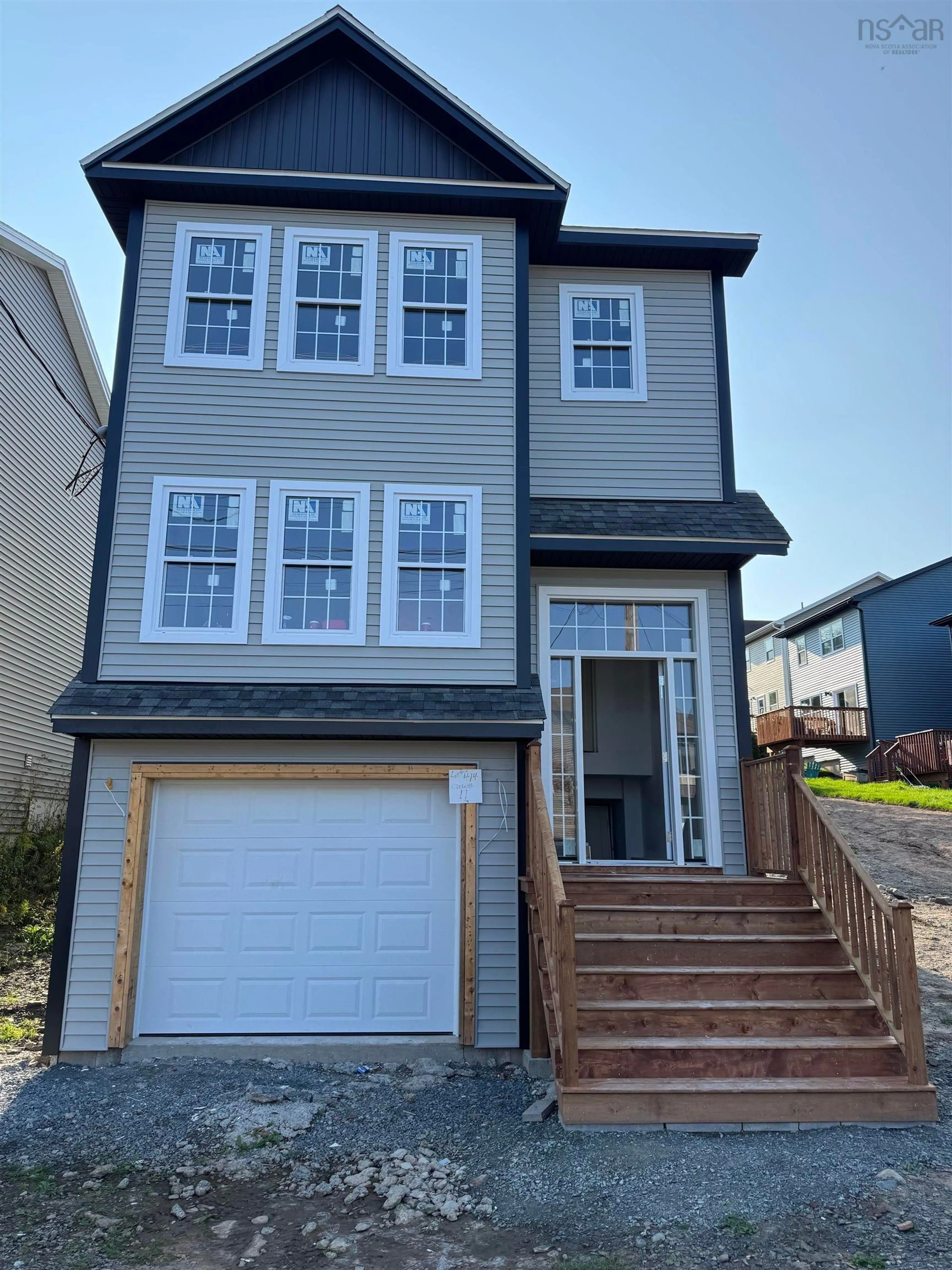 Home with vinyl exterior material, street for 11 Quartz Dr, Halifax Nova Scotia B3P 0E3