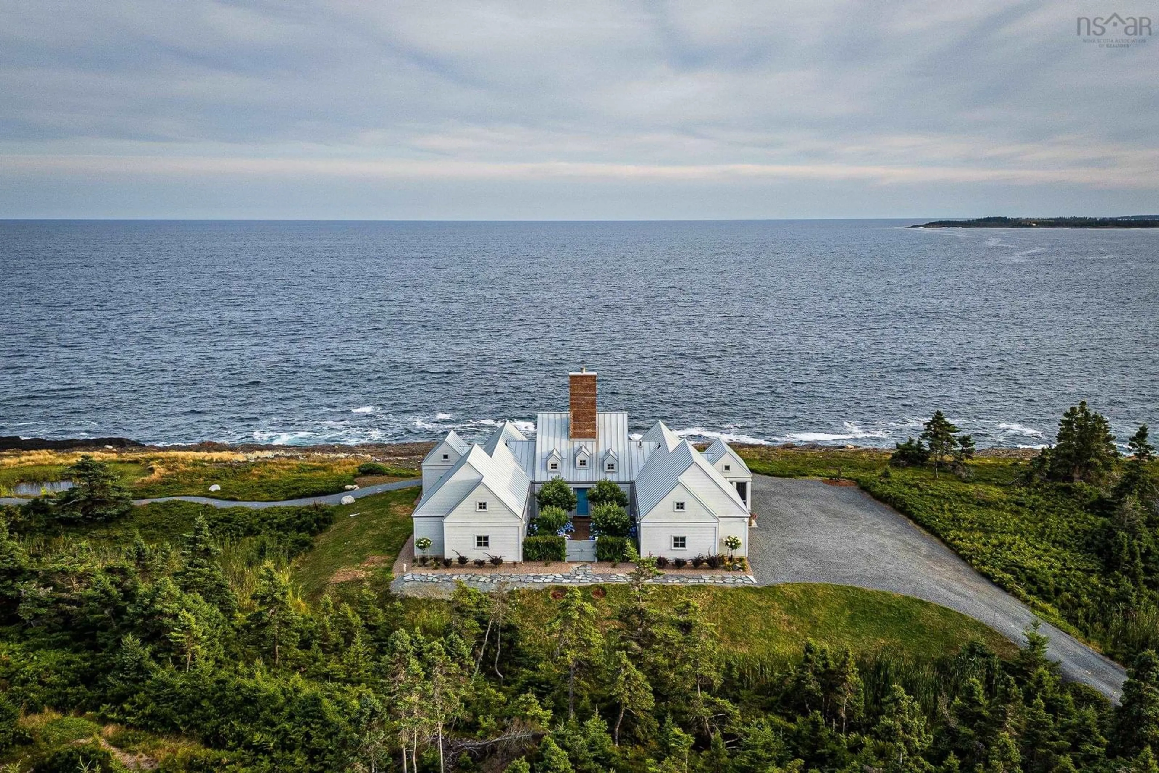 A pic from outside/outdoor area/front of a property/back of a property/a pic from drone, water/lake/river/ocean view for 604 Middle Road Rd, Kingsburg Nova Scotia B0J 2X0