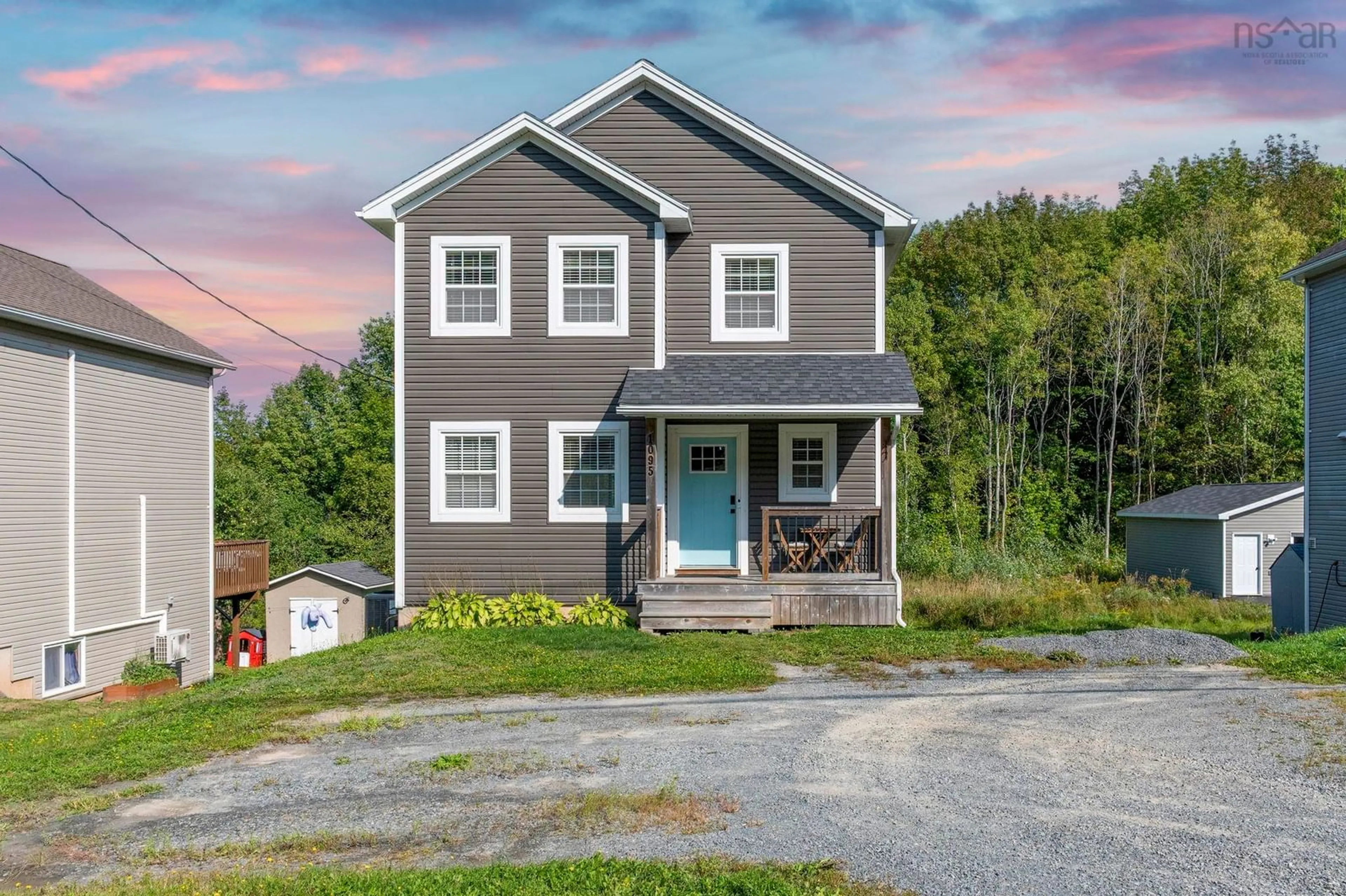 Home with vinyl exterior material, street for 1095 Beaver Bank Rd, Beaver Bank Nova Scotia B4G 1B1