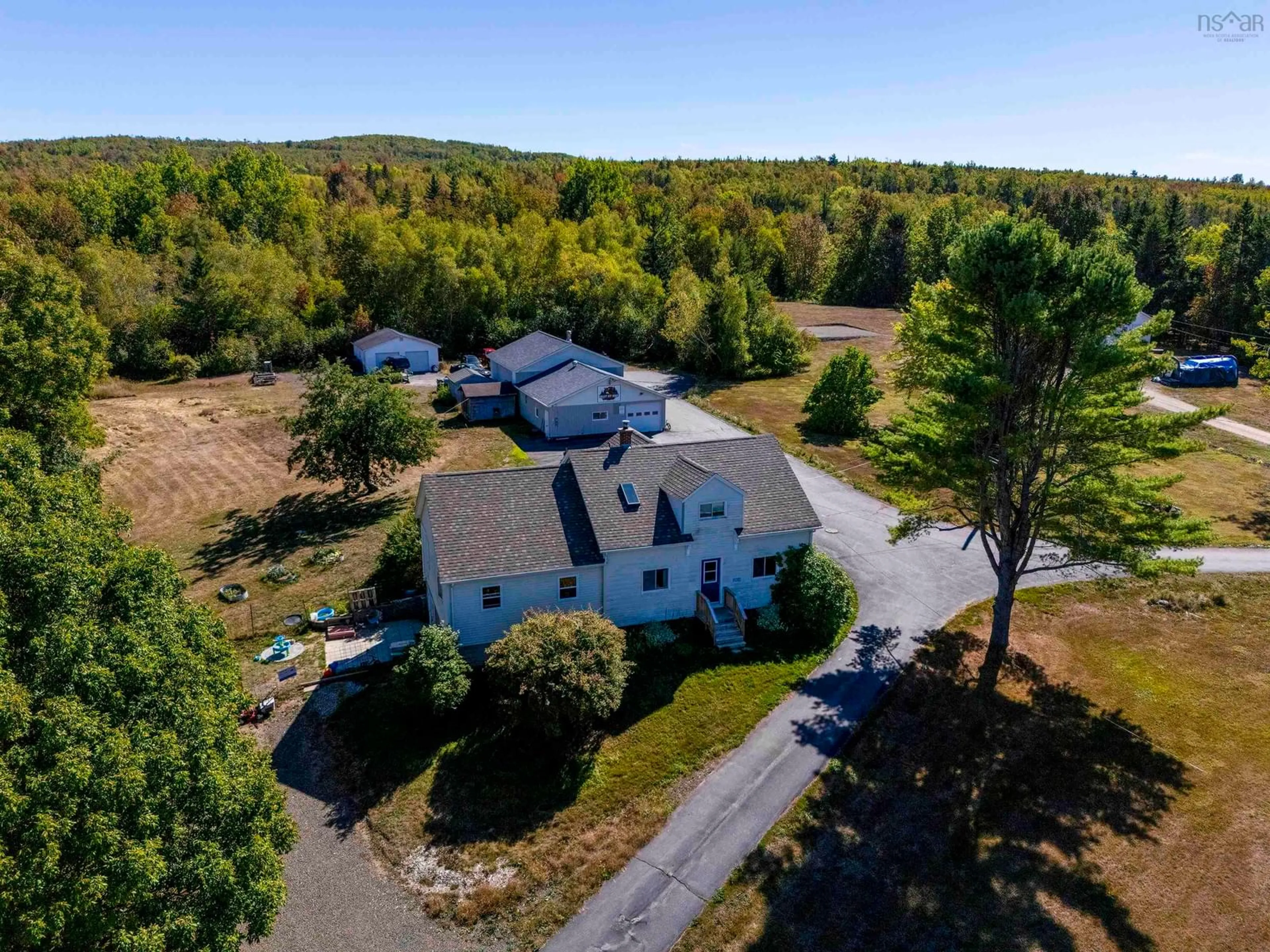 A pic from outside/outdoor area/front of a property/back of a property/a pic from drone, unknown for 2850 1 Hwy #2854 &, Upper Clements Nova Scotia B0S 1A0
