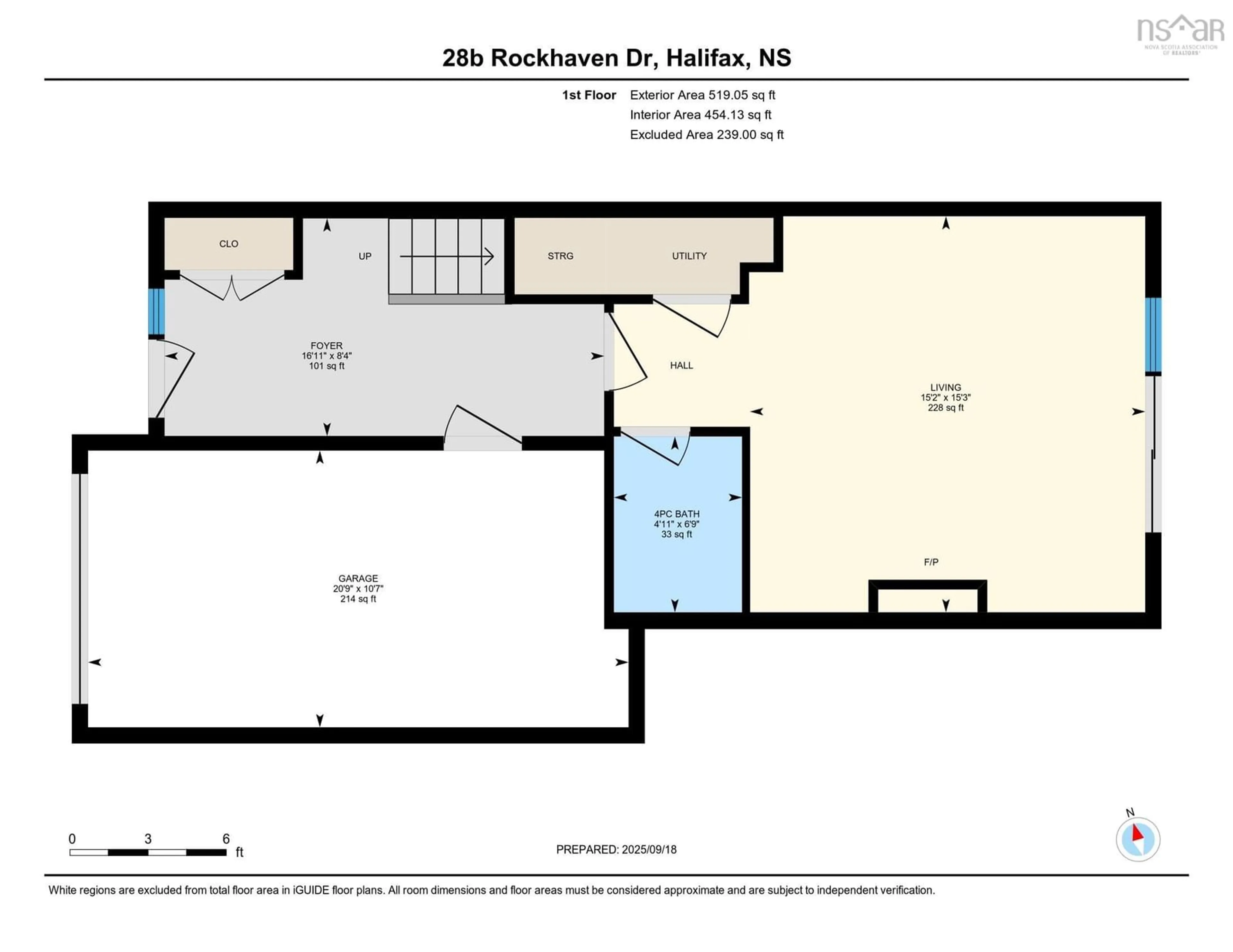 Floor plan for 28B Rockhaven Dr, Halifax Nova Scotia B3M 1Z9