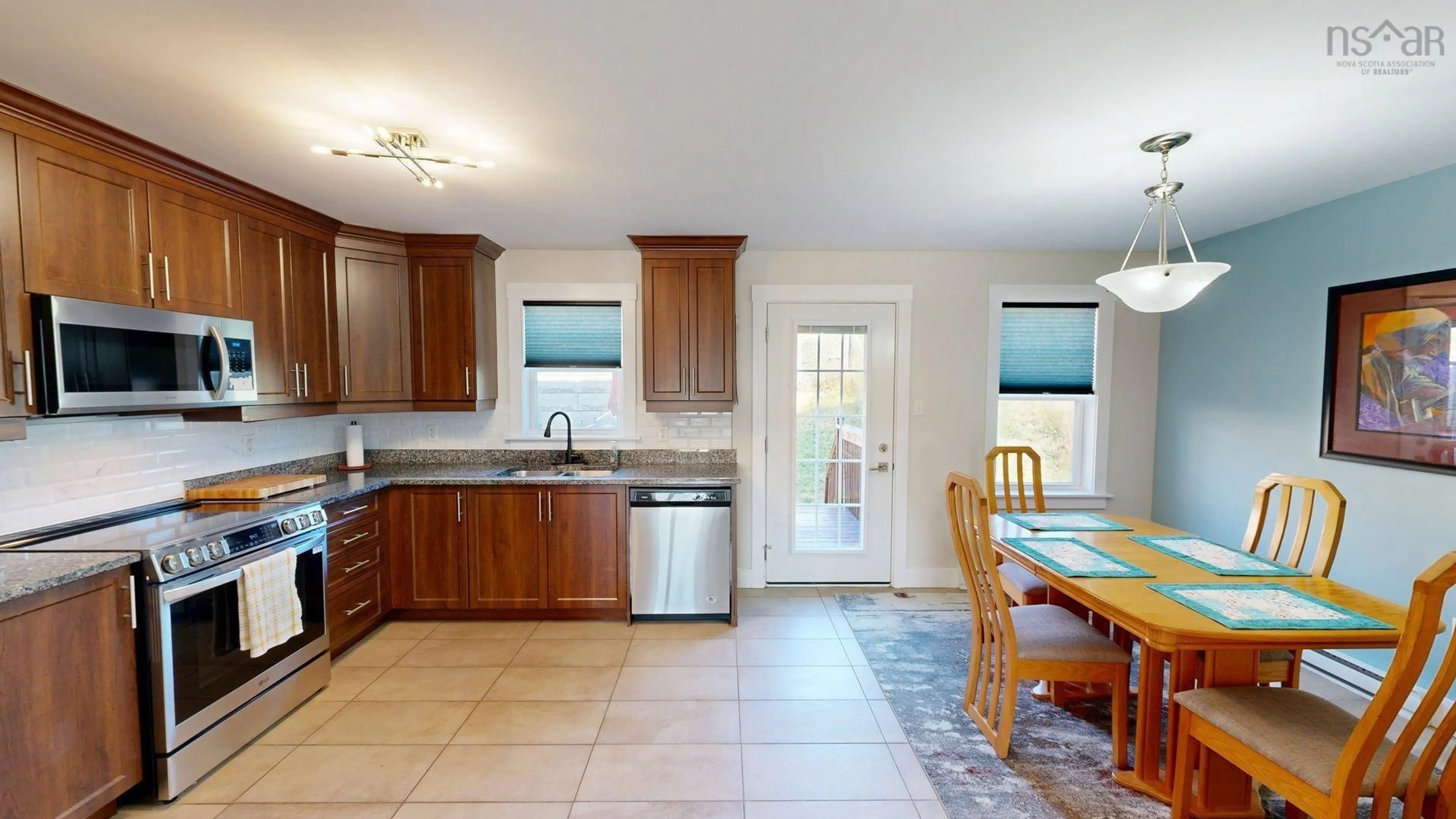 Open concept kitchen, ceramic/tile floor for 65 Fescue Court, Middle Sackville Nova Scotia B4E 0L7