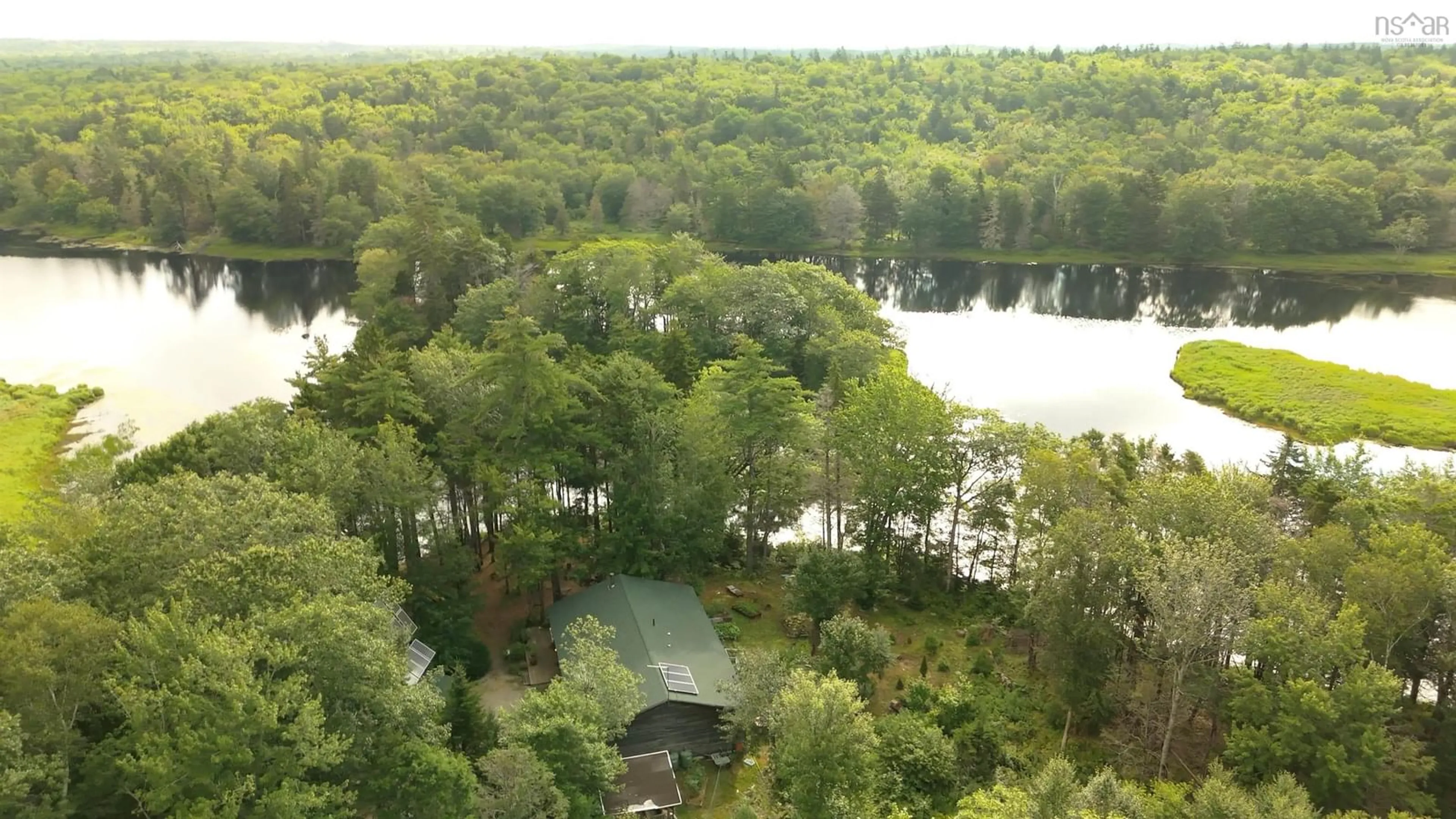 A pic from outside/outdoor area/front of a property/back of a property/a pic from drone, water/lake/river/ocean view for 1542 Canaan Road Rd, Canaan Nova Scotia B0W 3M0