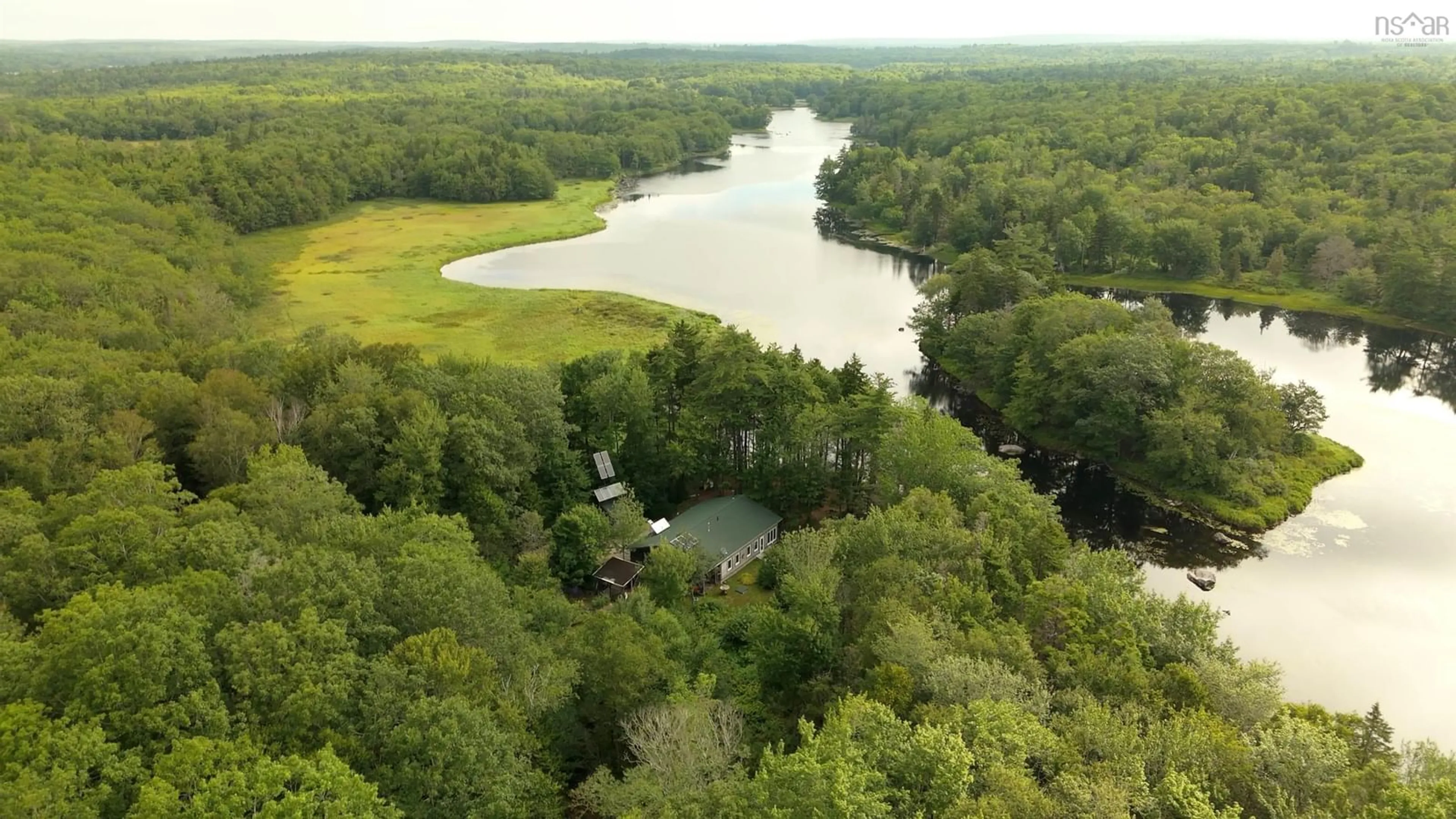 A pic from outside/outdoor area/front of a property/back of a property/a pic from drone, water/lake/river/ocean view for 1542 Canaan Road Rd, Canaan Nova Scotia B0W 3M0