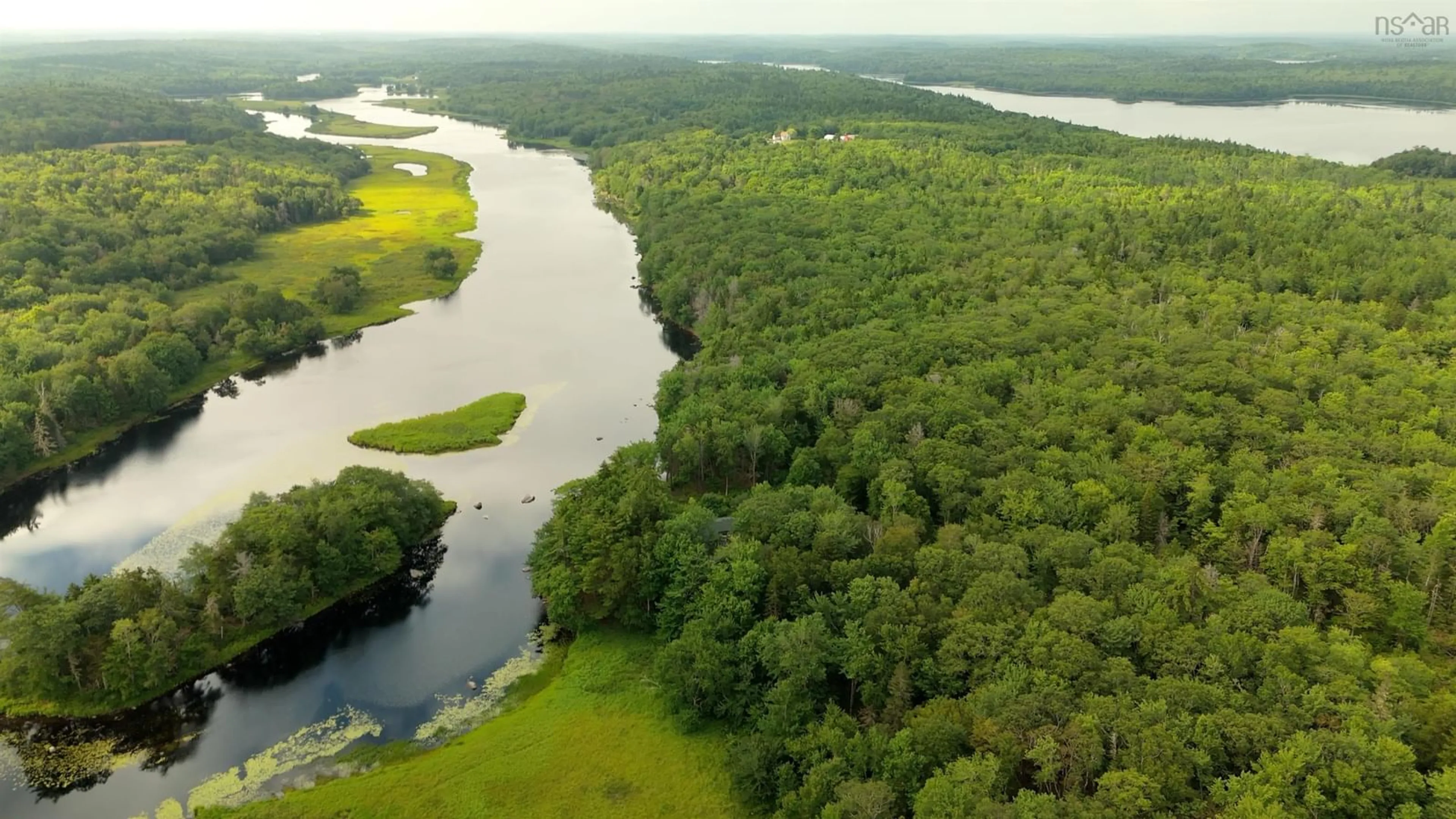 A pic from outside/outdoor area/front of a property/back of a property/a pic from drone, water/lake/river/ocean view for 1542 Canaan Road Rd, Canaan Nova Scotia B0W 3M0