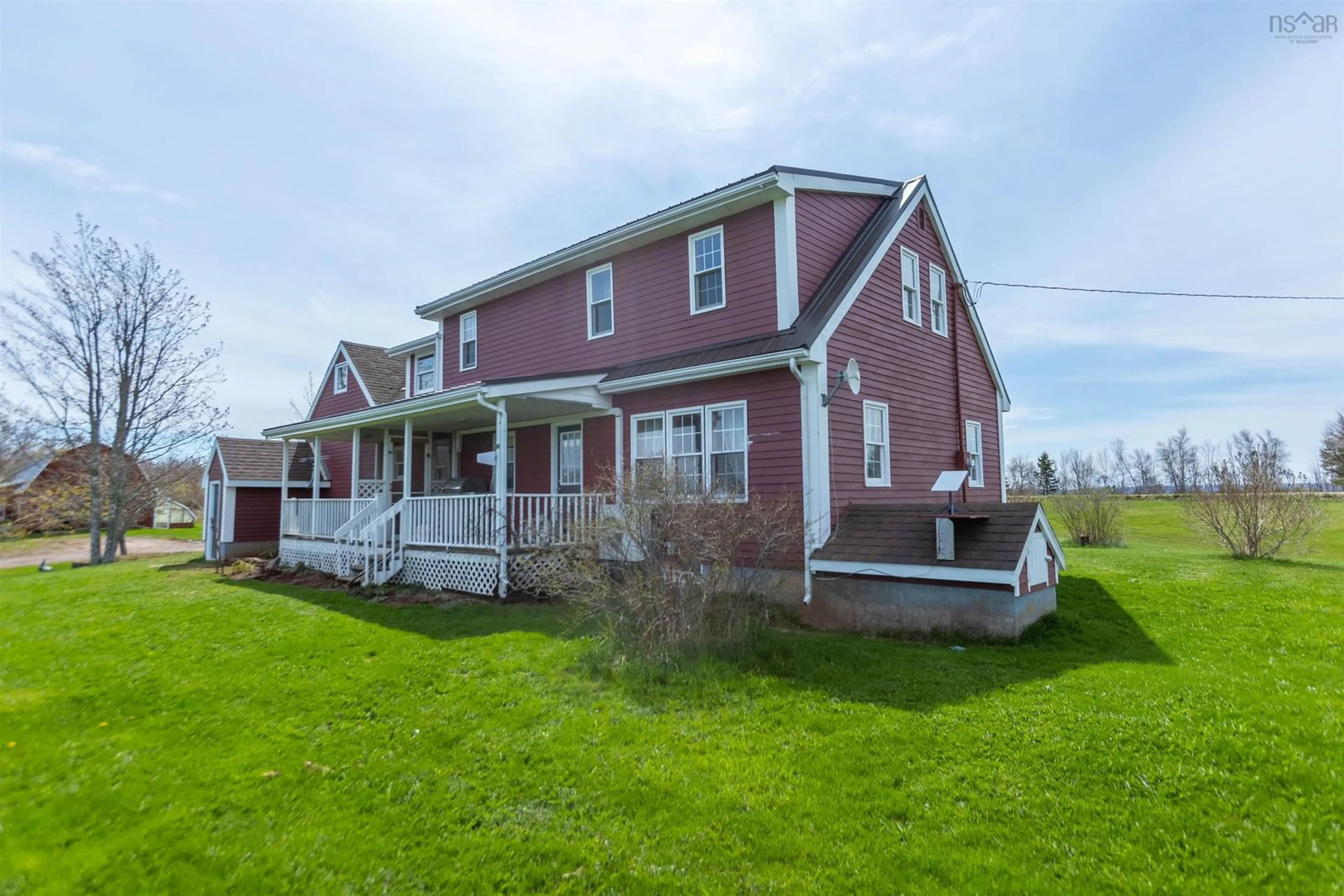 A pic from outside/outdoor area/front of a property/back of a property/a pic from drone, street for 199 Mcinnis Rd, Malagash Nova Scotia B0K 1E0