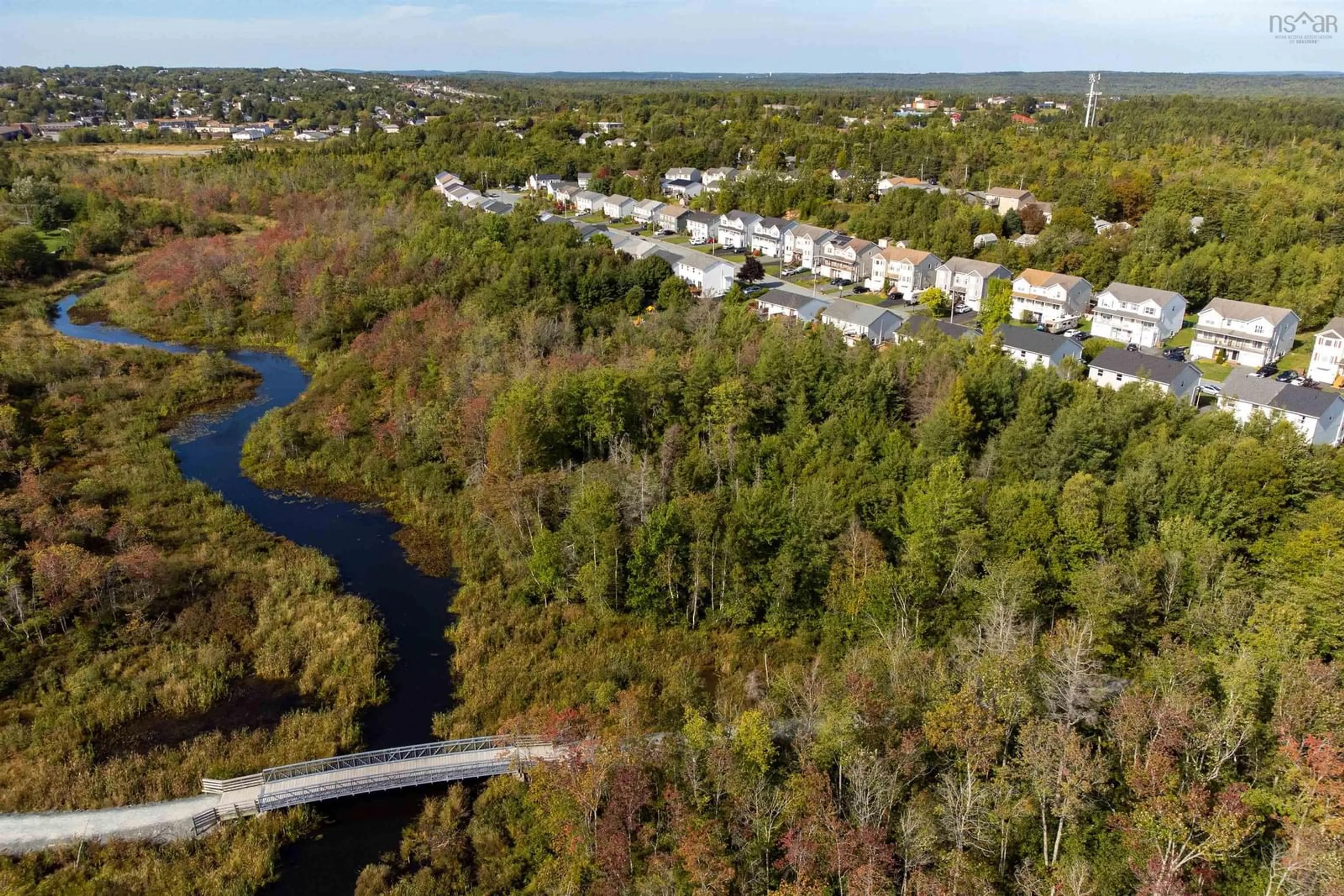 A pic from outside/outdoor area/front of a property/back of a property/a pic from drone, water/lake/river/ocean view for 73 Brookview Dr, Cole Harbour Nova Scotia B2V 2V6