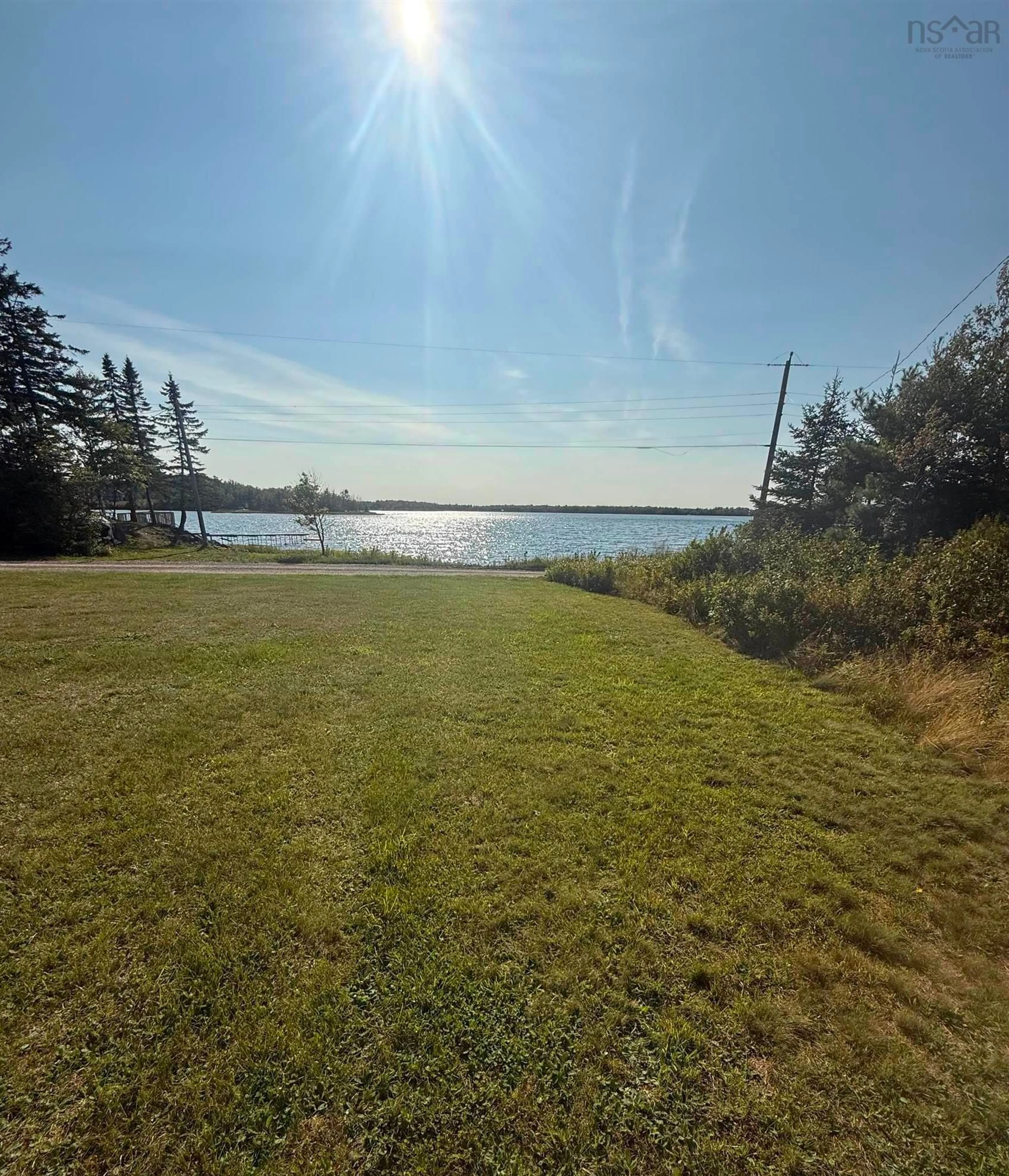 A pic from outside/outdoor area/front of a property/back of a property/a pic from drone, water/lake/river/ocean view for 103 Paradise Rd, Albert Bridge Nova Scotia B1K 3R4
