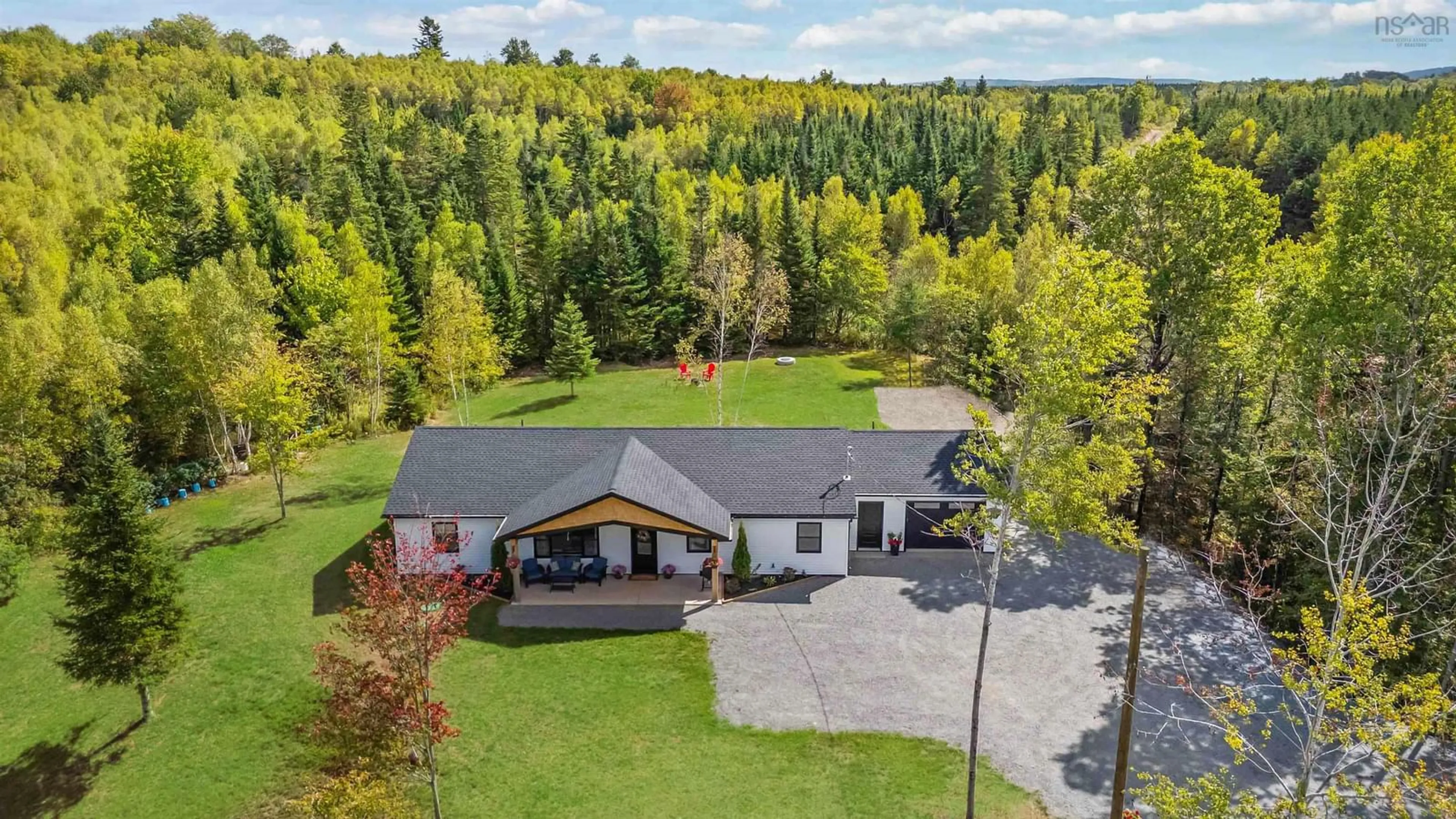 A pic from outside/outdoor area/front of a property/back of a property/a pic from drone, unknown for 1260 Rhines Rd, Kennetcook Nova Scotia B0N 1T0