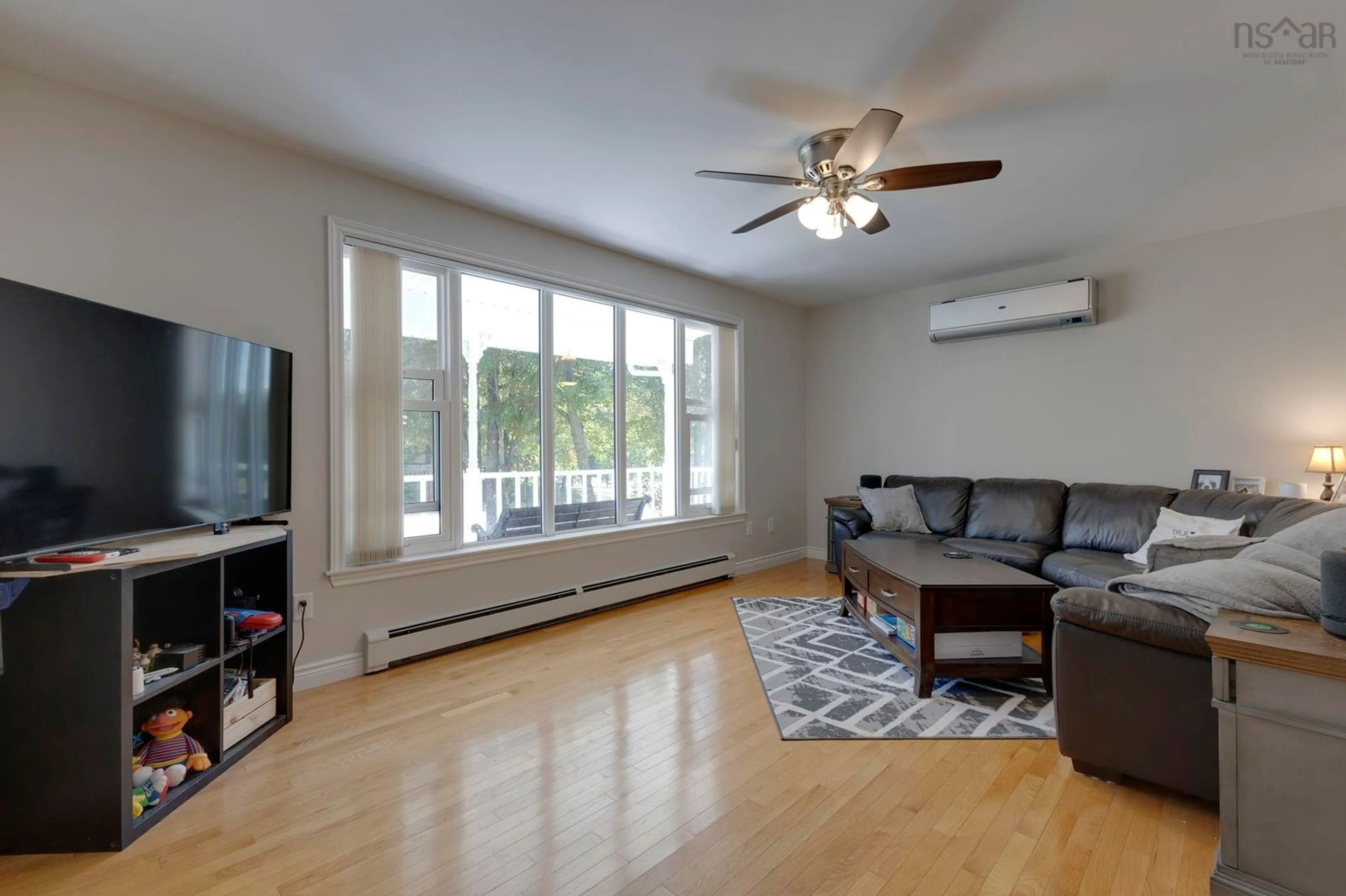 Living room with furniture, wood/laminate floor for 146 Dorset Dr, Bible Hill Nova Scotia B6L 3H8