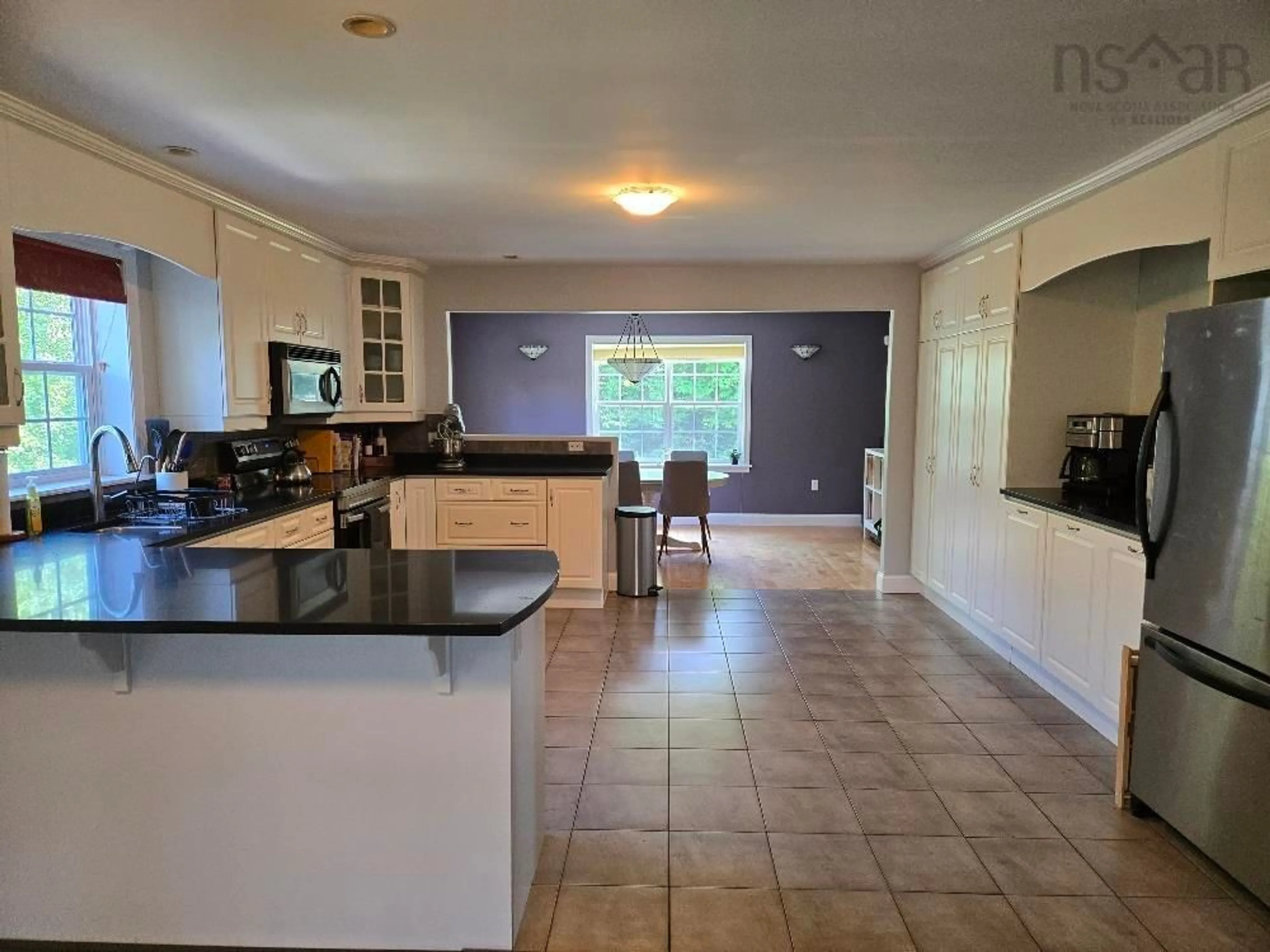 Open concept kitchen, ceramic/tile floor for 123 Glenabbey Dr, Murray Siding Nova Scotia B6L 3L1