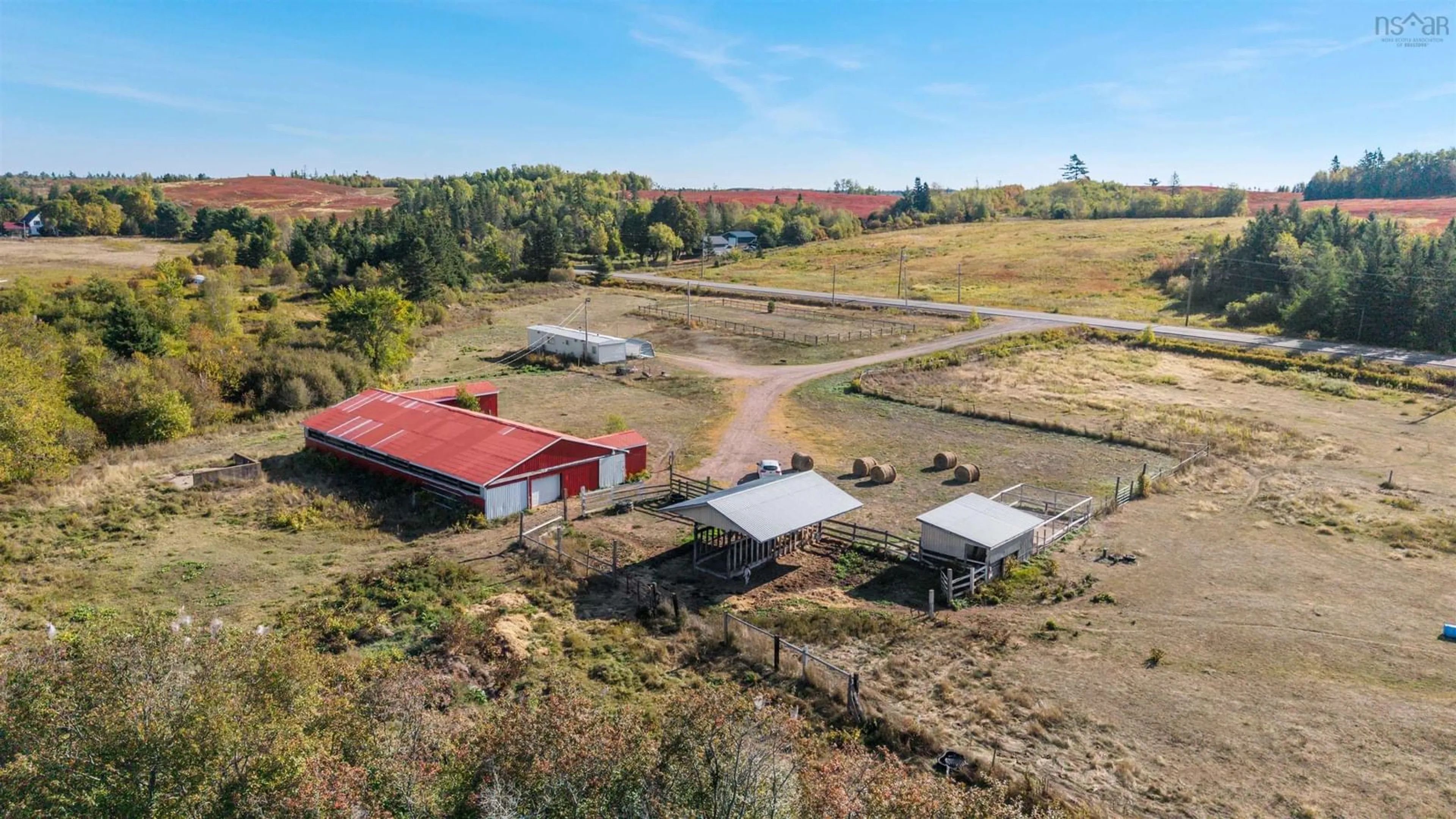 A pic from outside/outdoor area/front of a property/back of a property/a pic from drone, building for 187 Highway 302, Southampton Nova Scotia B0M 1W0