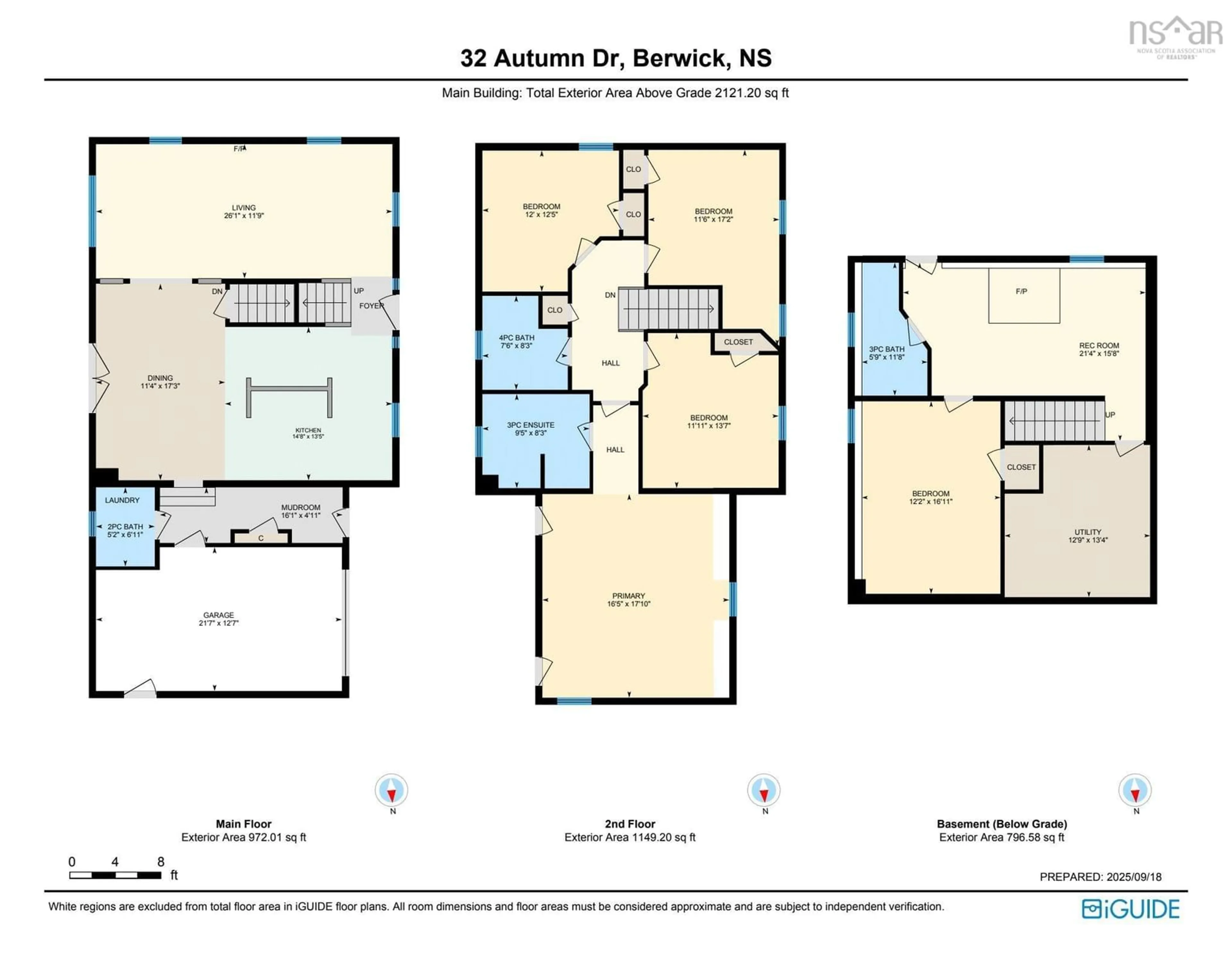 Floor plan for 32 Autumn Dr, Berwick Nova Scotia B0P 1E0