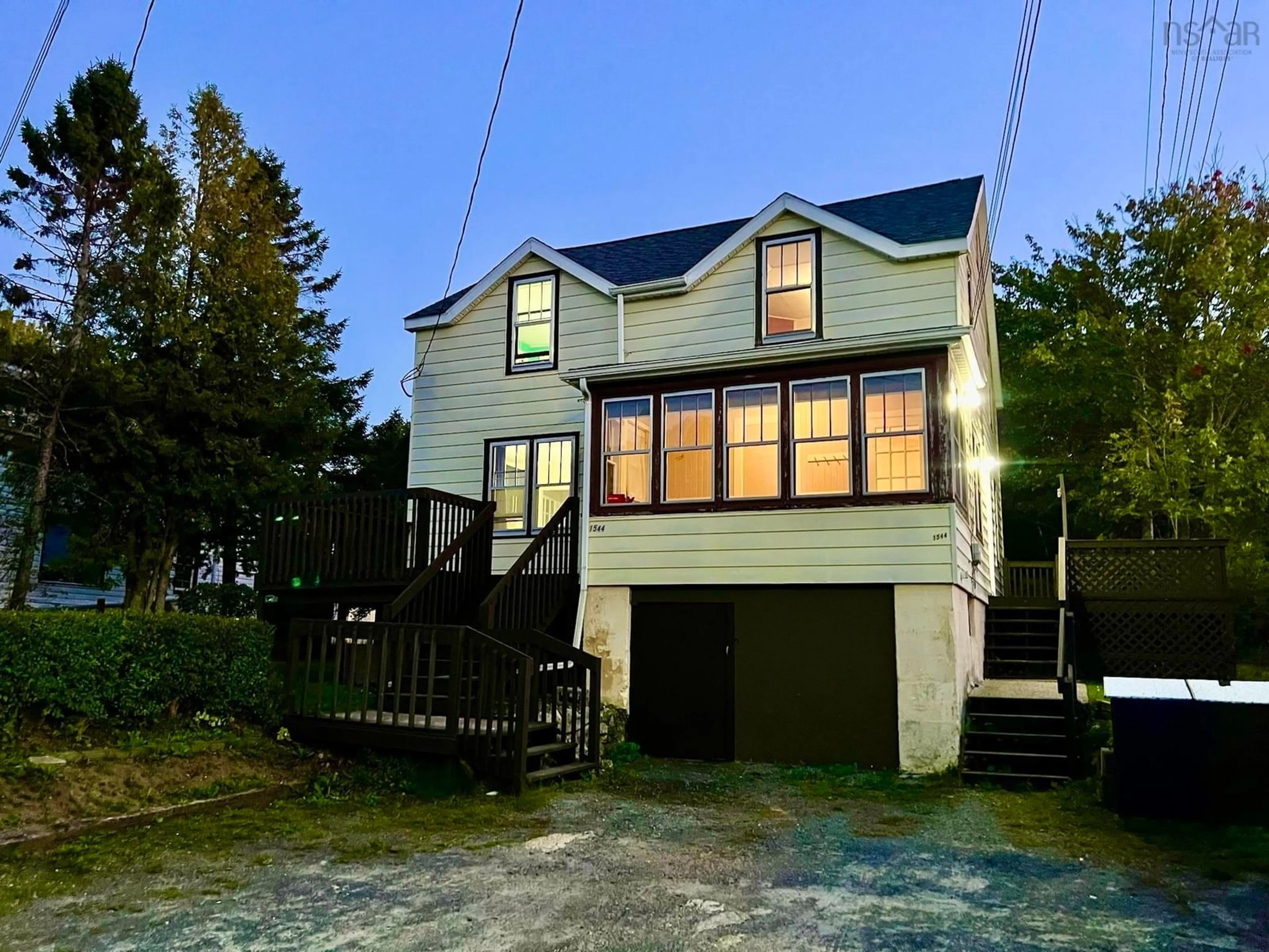 A pic from outside/outdoor area/front of a property/back of a property/a pic from drone, street for 1544 St Margarets Bay Rd, Timberlea Nova Scotia B3T 1A9