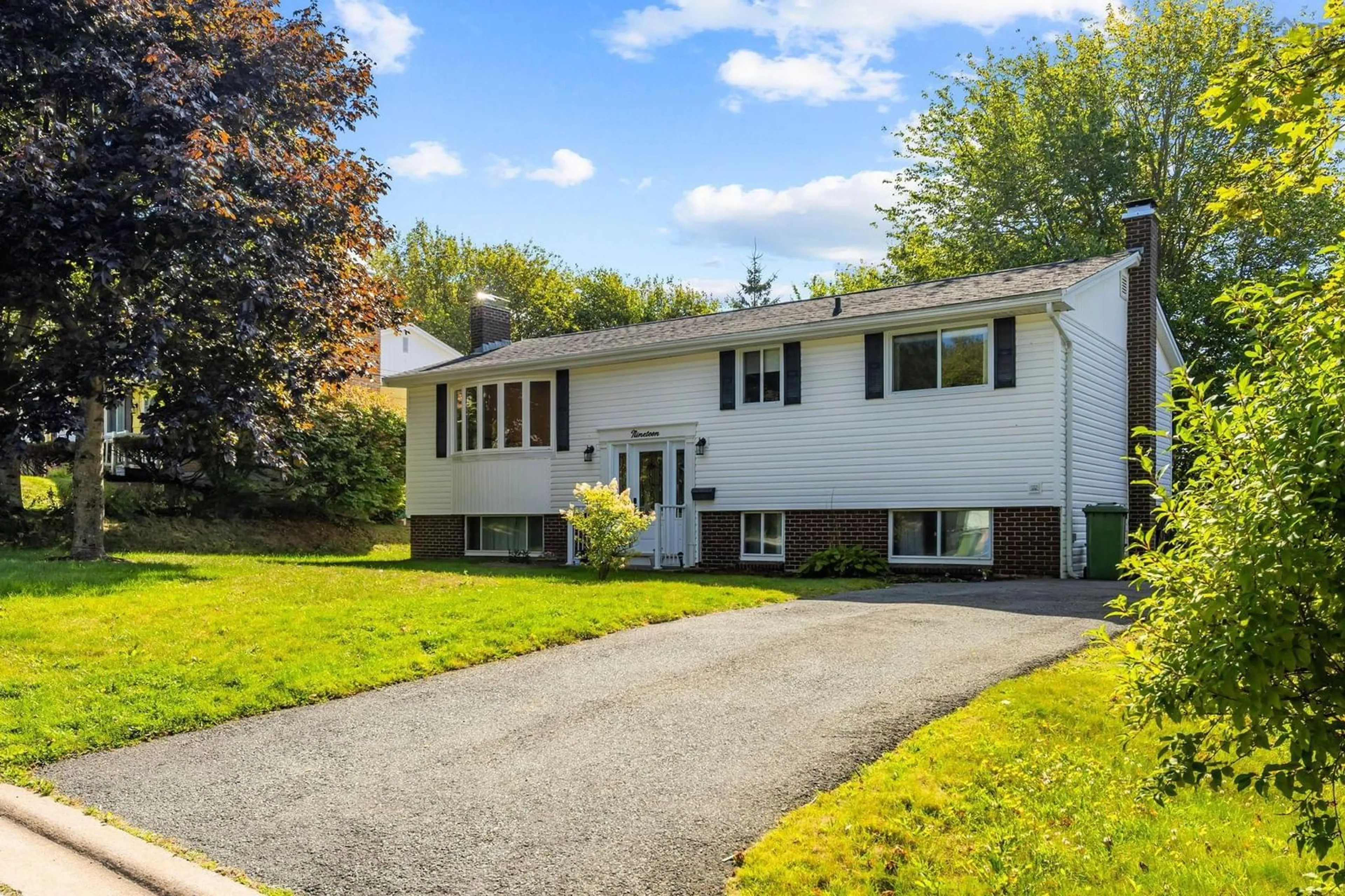 Home with vinyl exterior material, street for 19 Gourok Ave, Halifax Nova Scotia B2X 2B1