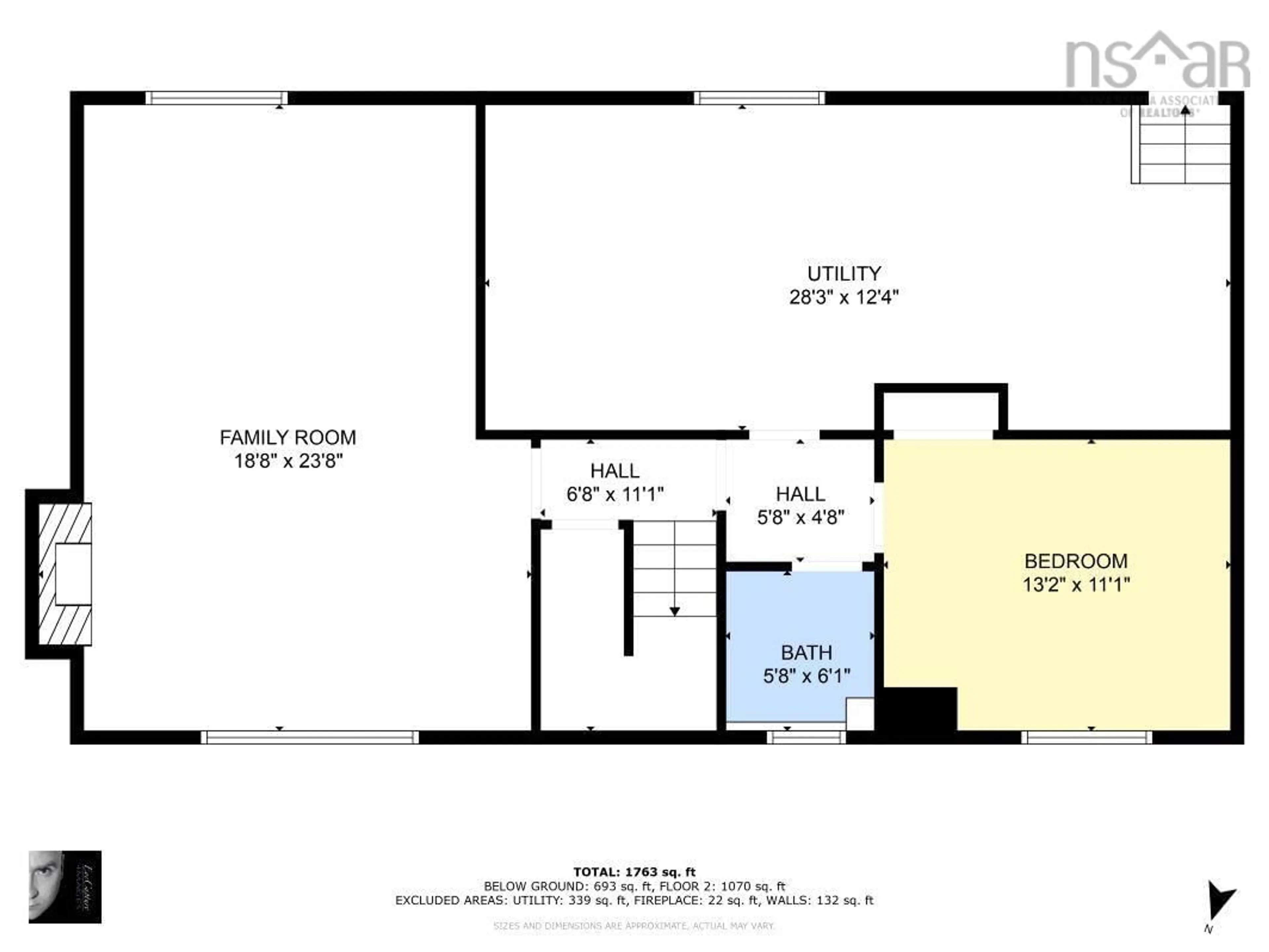 Floor plan for 19 Gourok Ave, Halifax Nova Scotia B2X 2B1