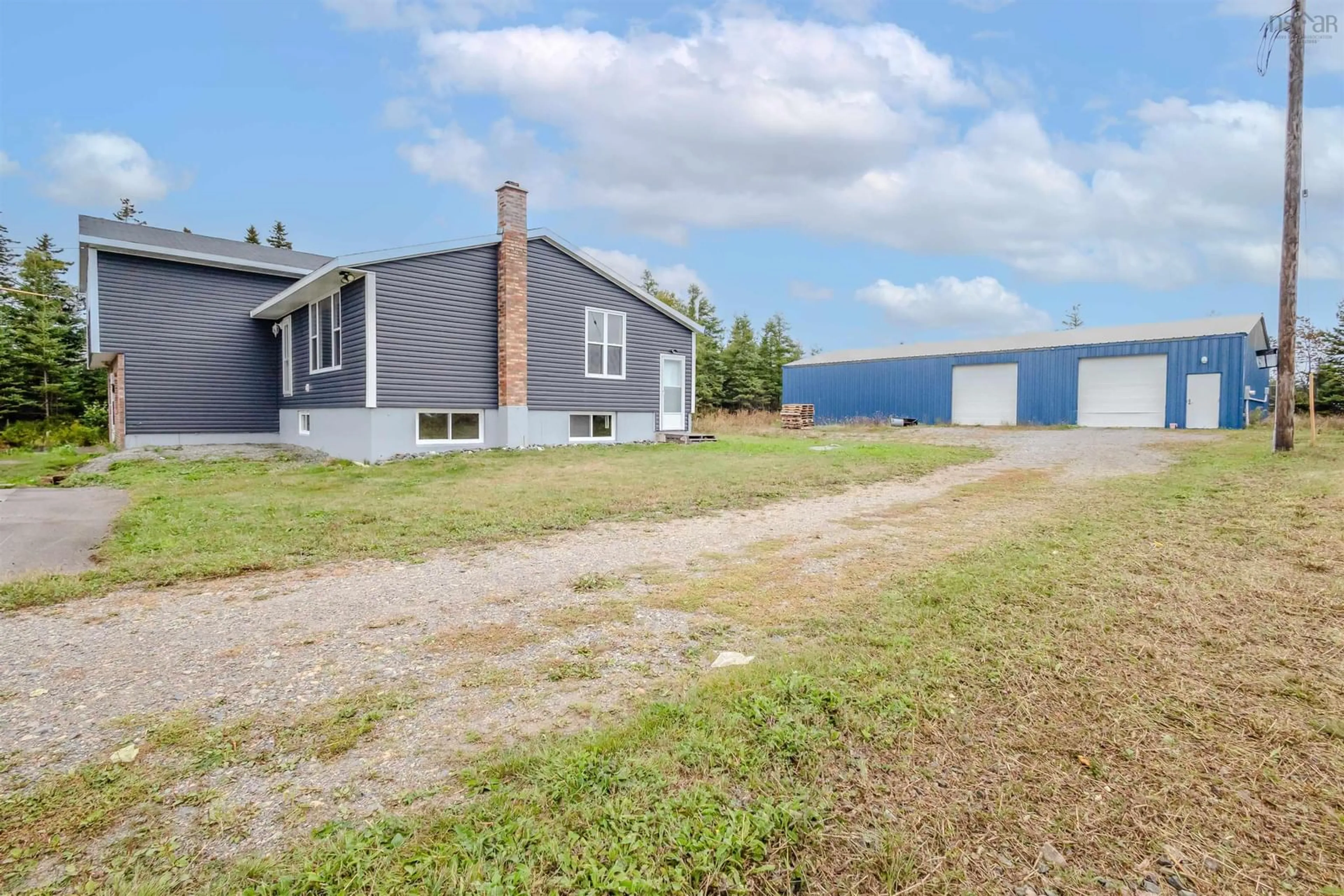 A pic from outside/outdoor area/front of a property/back of a property/a pic from drone, unknown for 1541 Gabarus Hwy, Prime Brook Nova Scotia B1L 1E7