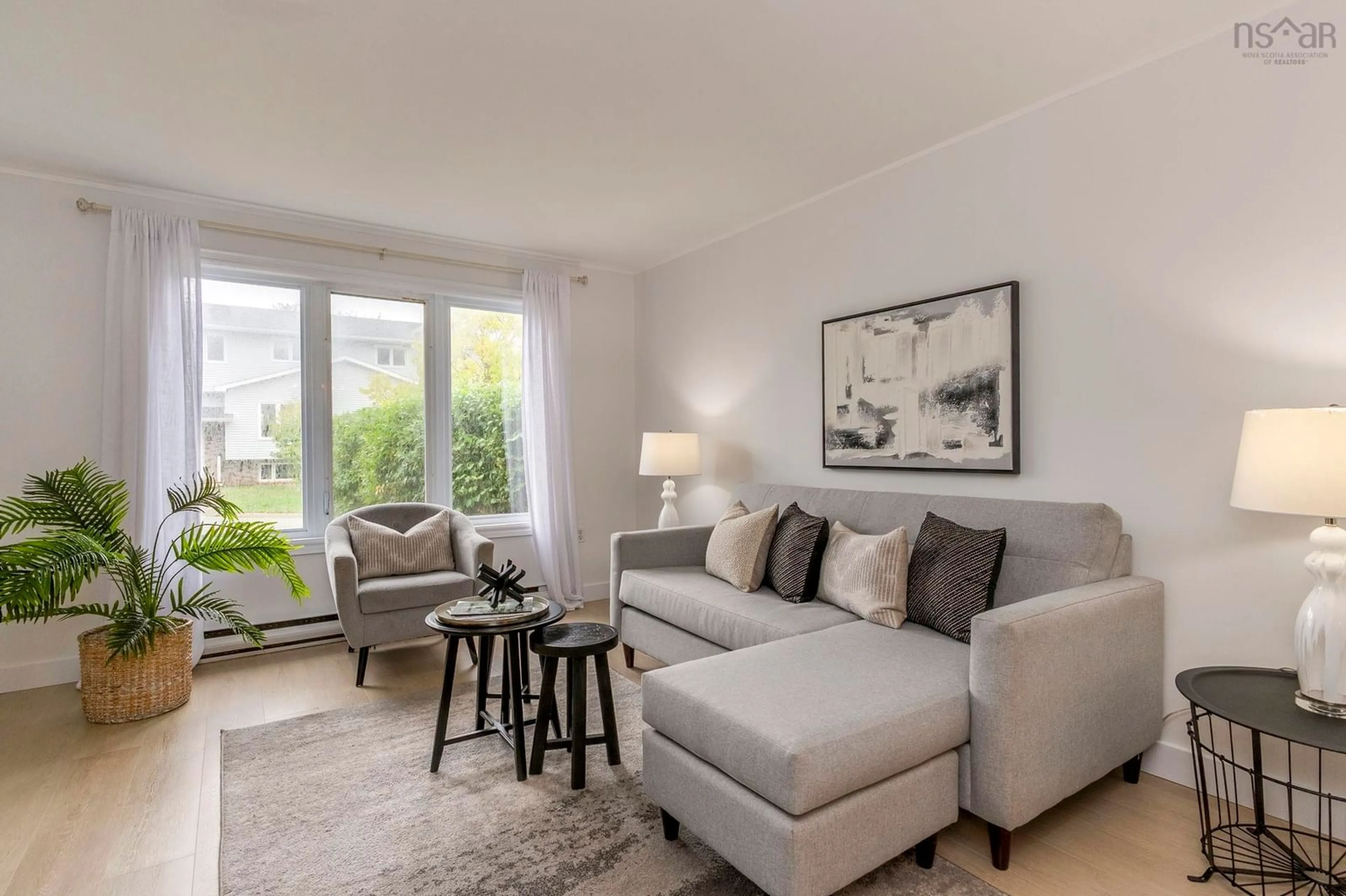 Living room with furniture, unknown for 20 Oakwood Crt, Dartmouth Nova Scotia B2W 5P8