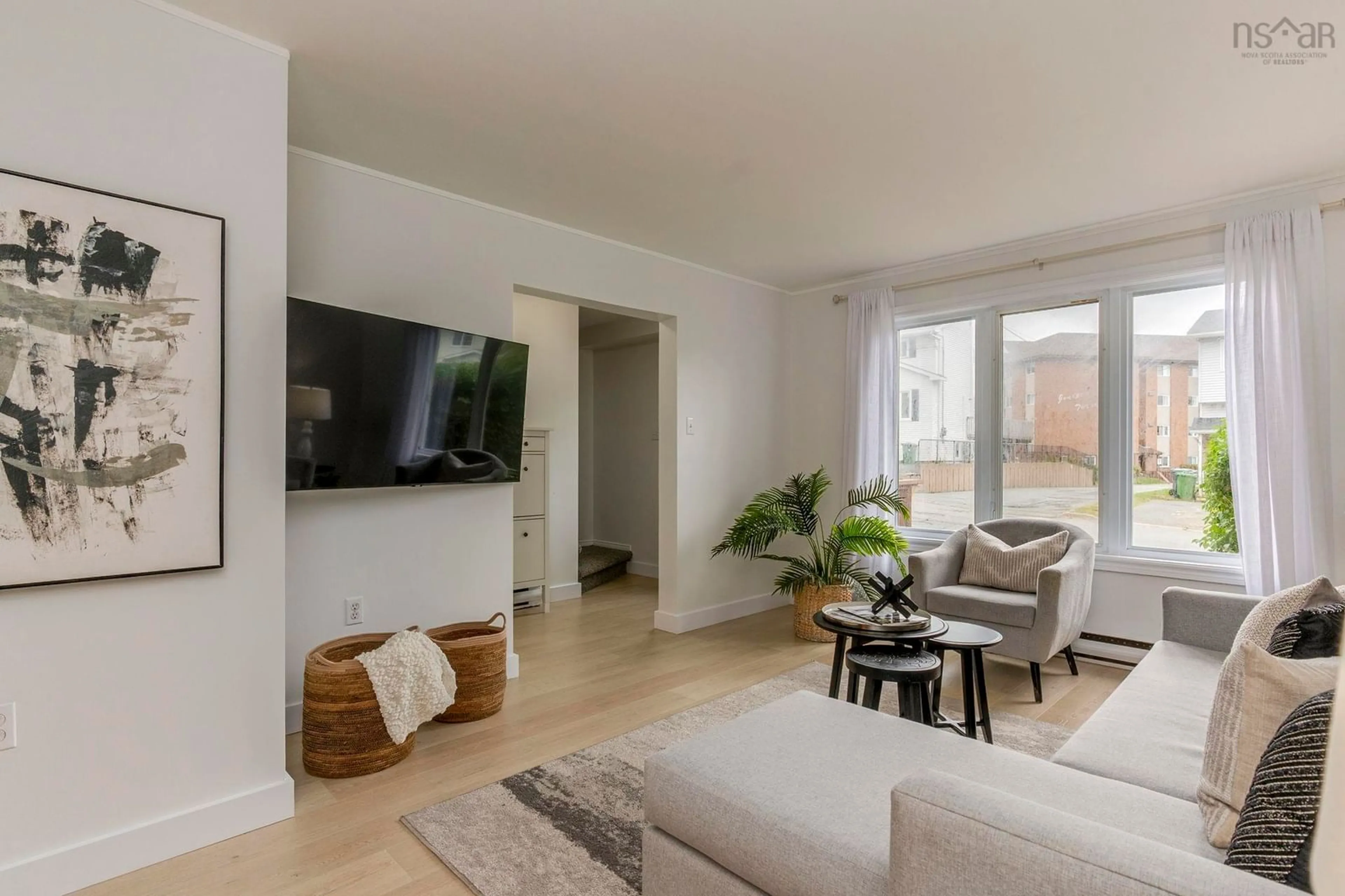 Living room with furniture, unknown for 20 Oakwood Crt, Dartmouth Nova Scotia B2W 5P8