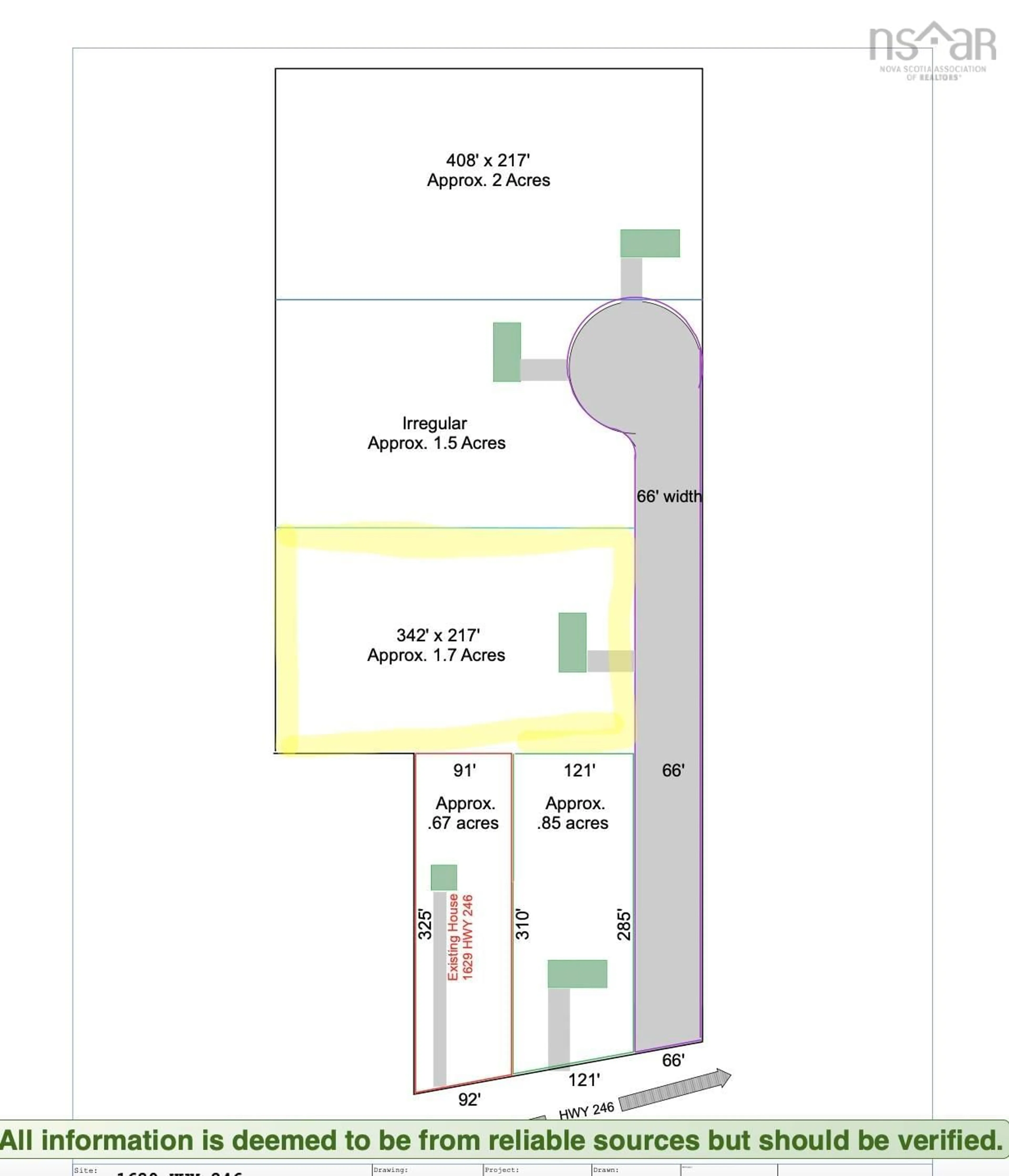 Floor plan for 1629B Highway 246, West New Annan Nova Scotia B0K 1V0